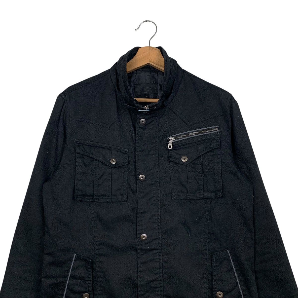 Mossimo MOSSIMO Four Pocket Button Zipper Casual Jacket #2548-C115 Size US M / EU 48-50 / 2 - 2 Thumbnail