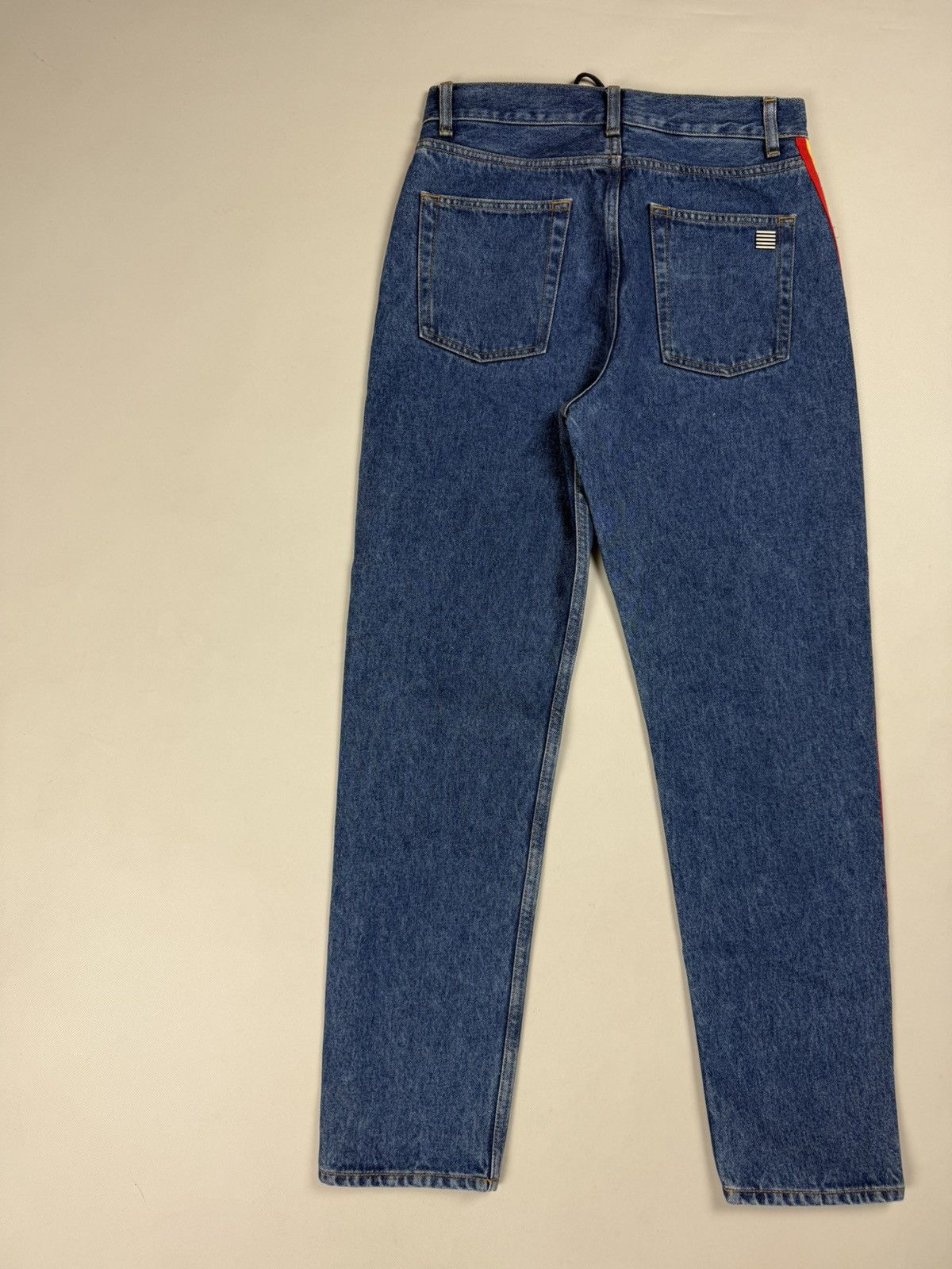 Palm Angels BNWT! Palm Angels Blue Denim Rainbow Medium Wash Jeans Pants Size 28" / US 6 / IT 42 - 18 Thumbnail