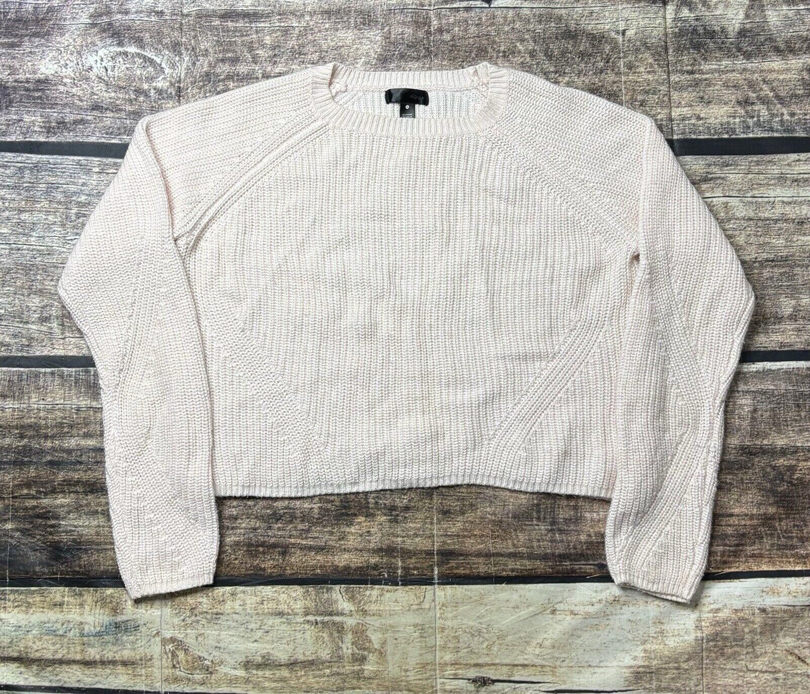 Aquascutum Aqua Sweater Women's XS Cotton Mohair Blend Pullover Pink Size XS / US 0-2 / IT 36-38 - 1 Thumbnail