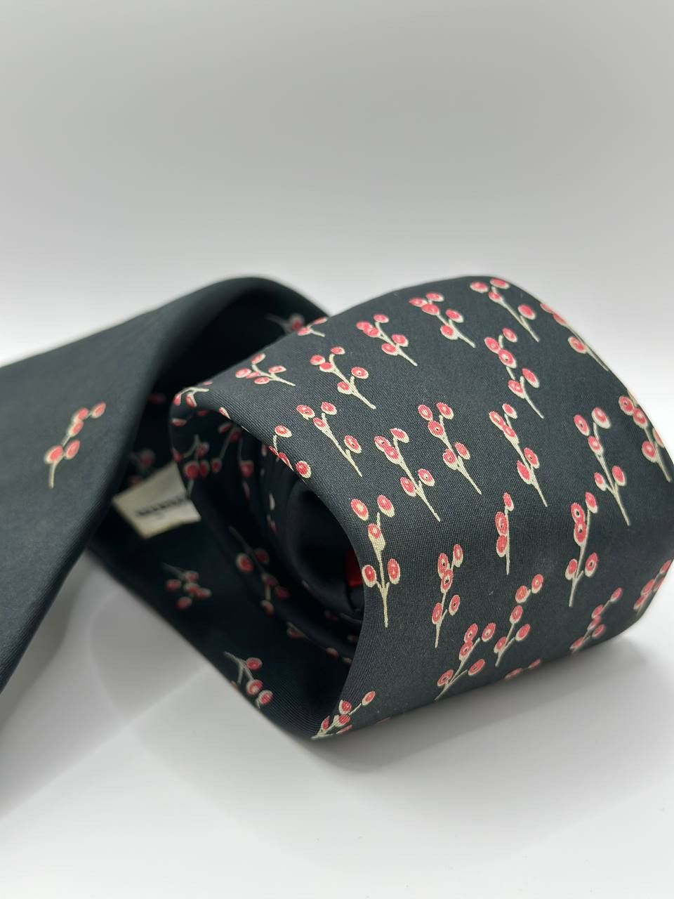 Pierre Balmain Pierre Balmain Paris Vintage Silk Tie Flowered Pattern Size ONE SIZE - 2 Thumbnail