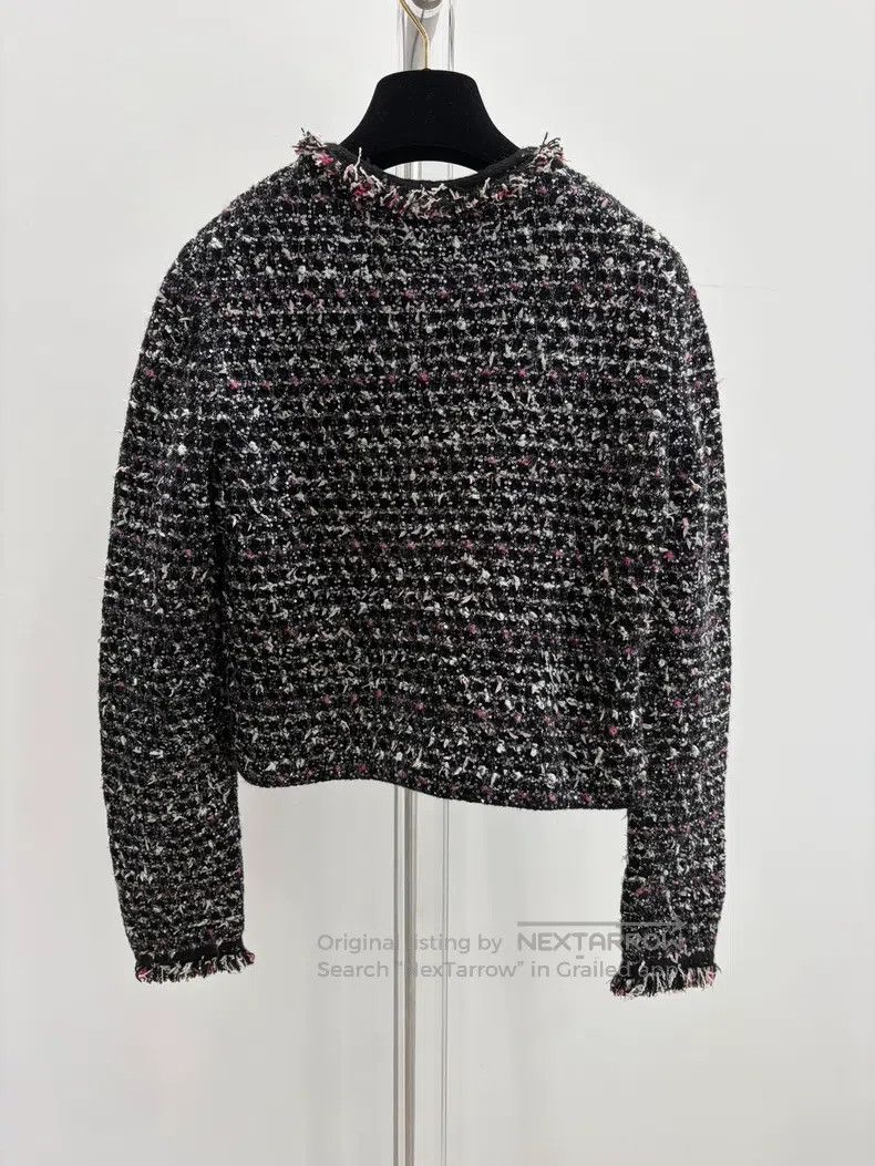 Chanel Chanel Black diamond-buttoned tweed jacket Size XS / US 0-2 / IT 36-38 - 2 Thumbnail