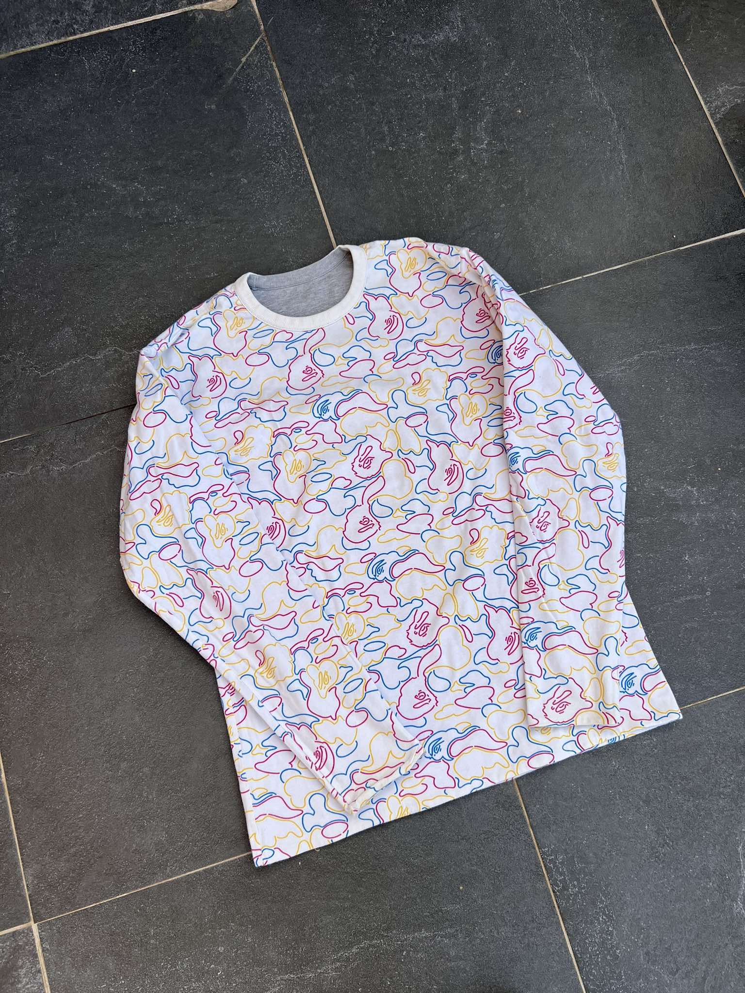 Nigo Neon Camo Reversible Long Sleeve Tee Size US L / EU 52-54 / 3 - 1 Thumbnail