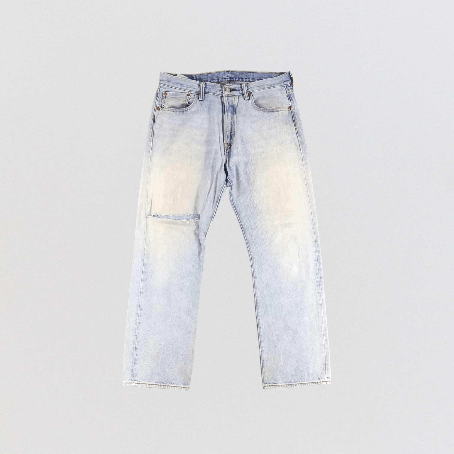 Levi's × Vintage Vintage Distress Levis 501 Jeans-JM1191 Size US 34 / EU 50 - 1 Thumbnail