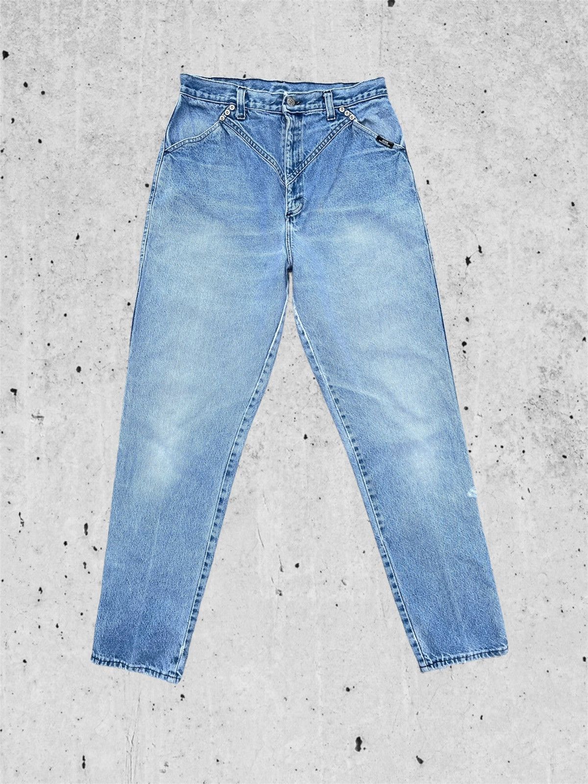 Designer × Jean 🔥 Ozark Mountain Distressed Denim Vintage W31🔥 Size US 31 - 2 Thumbnail