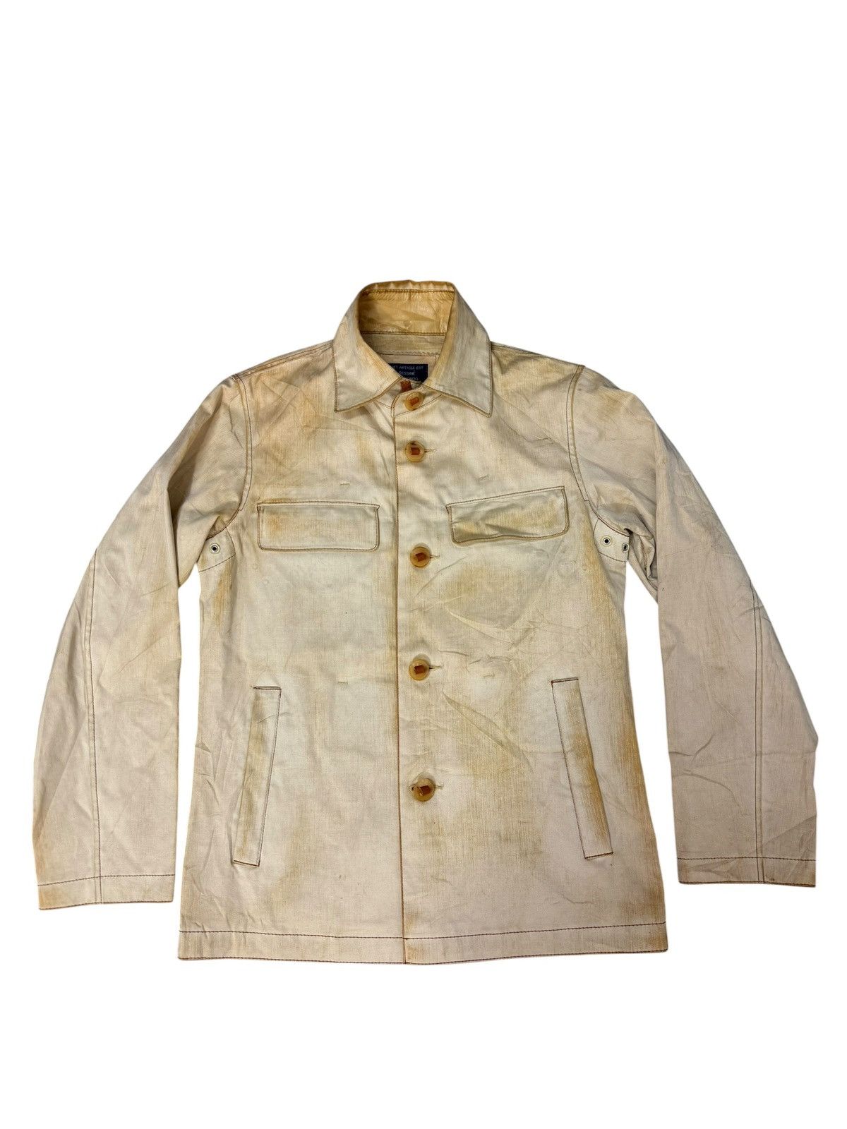 Japanese Brand Vtg Process Waxed Jkt by Kondo Japan margiela visvim 7🟩4 Size US S / EU 44-46 / 1 - 1 Thumbnail