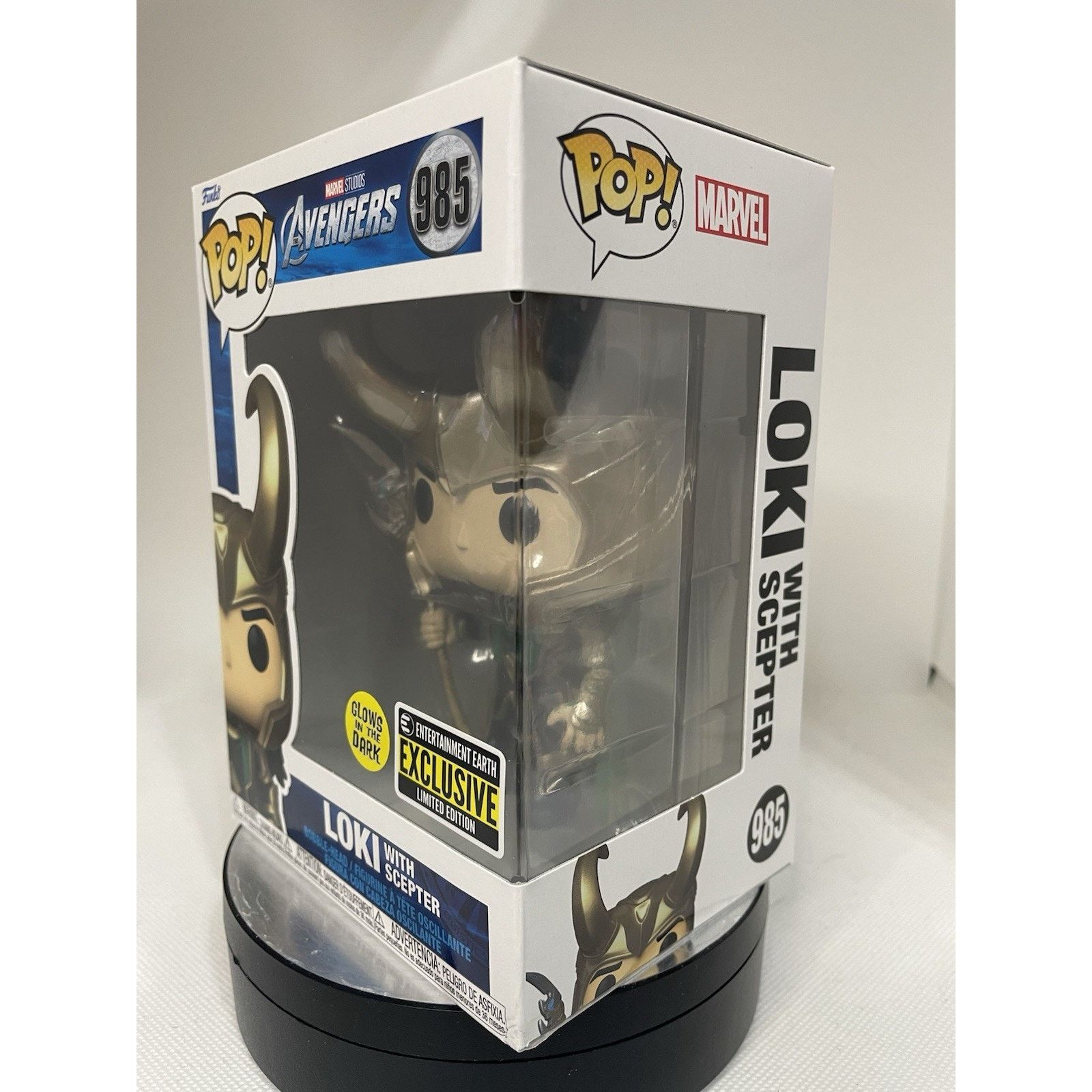 Marvel Comics Funko Pop! Loki W Scepter Entertainment Earth Exclusive #985 Size ONE SIZE - 2 Thumbnail