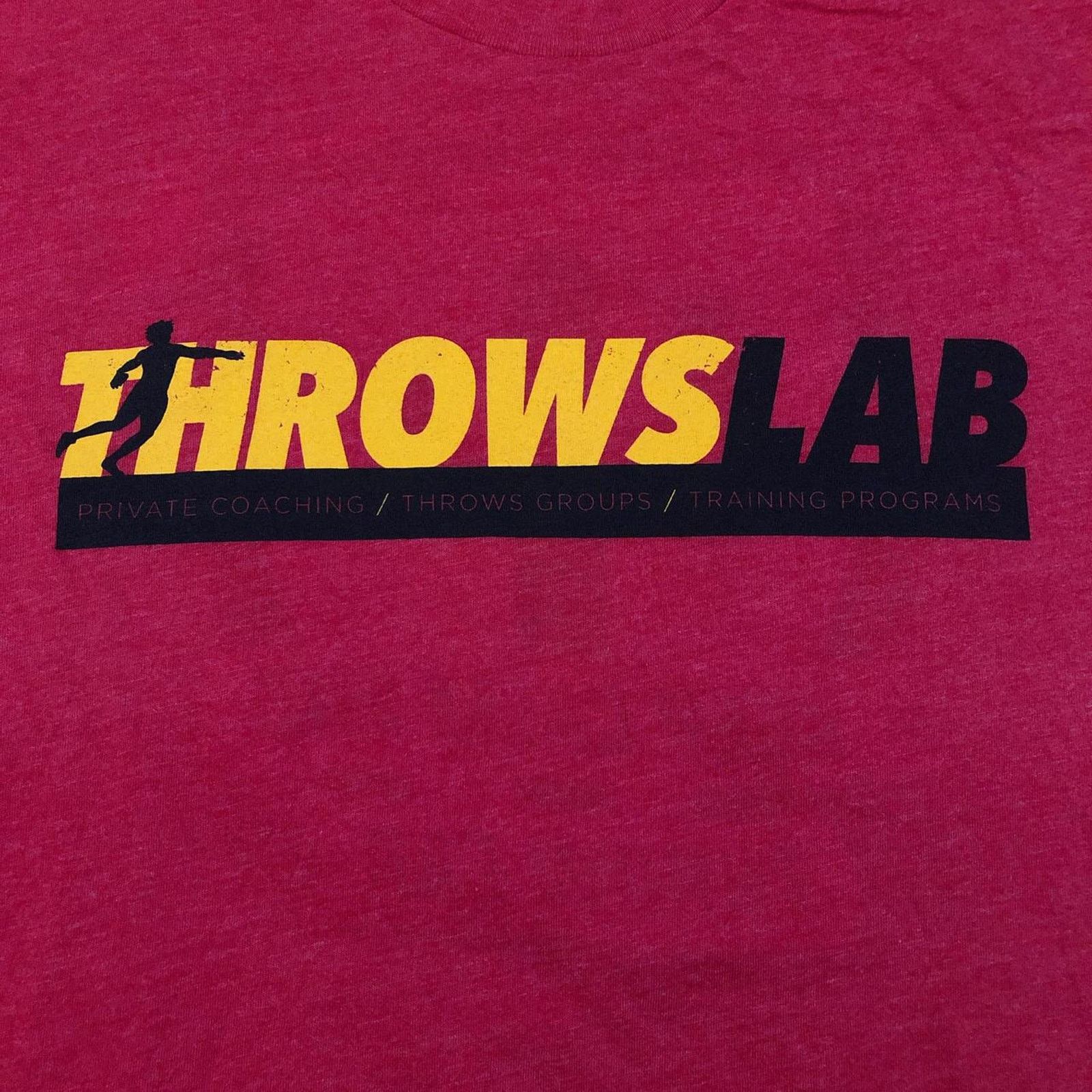 Next Level Men’s Red ‘Throws Lab Keep Calm And Throw Far’ Graphic Tee Size US M / EU 48-50 / 2 - 3 Thumbnail