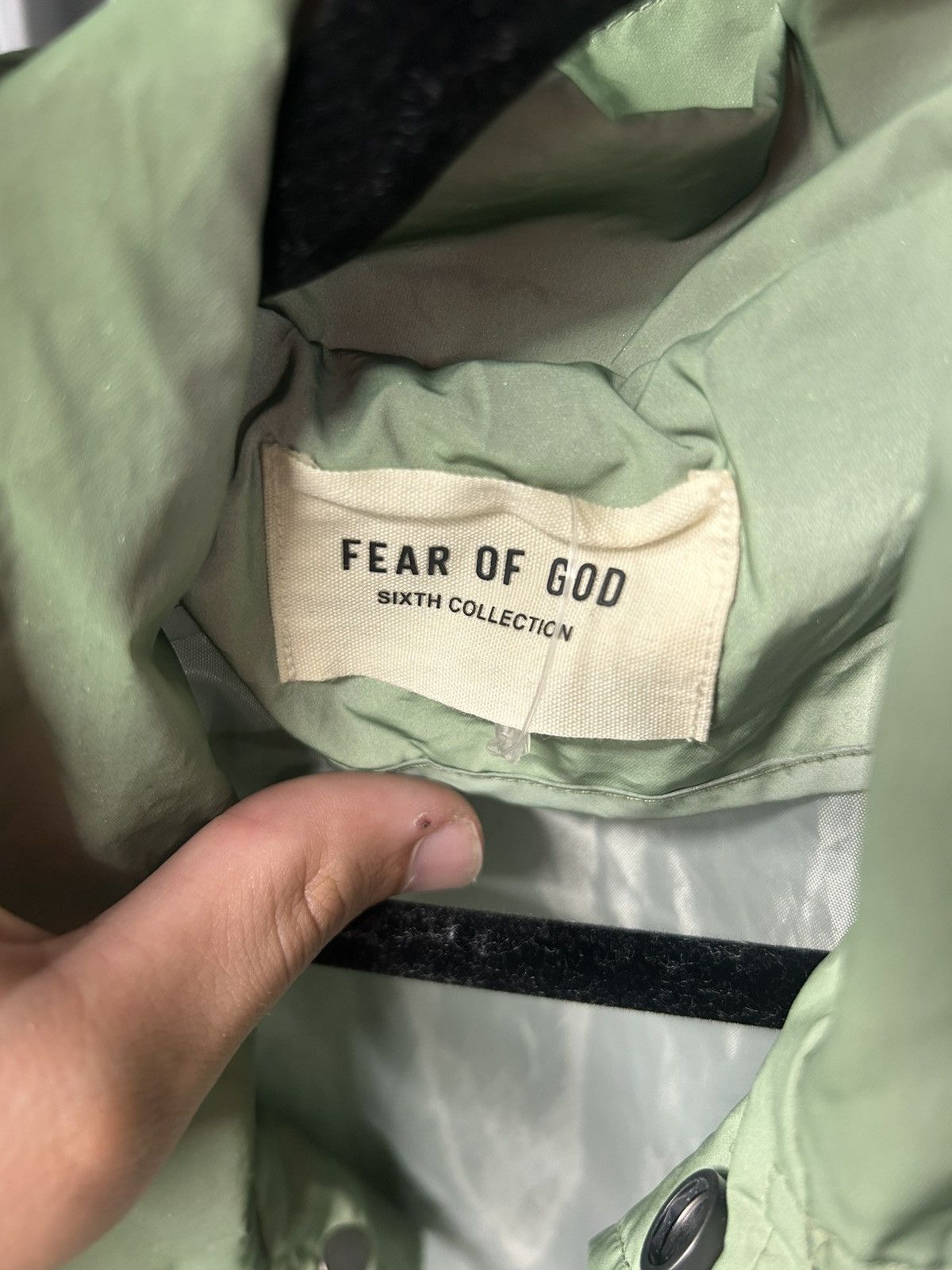 Fear of God Fear of God Sixth Collection Iridescent Green Coach Jacket Size US L / EU 52-54 / 3 - 6 Thumbnail