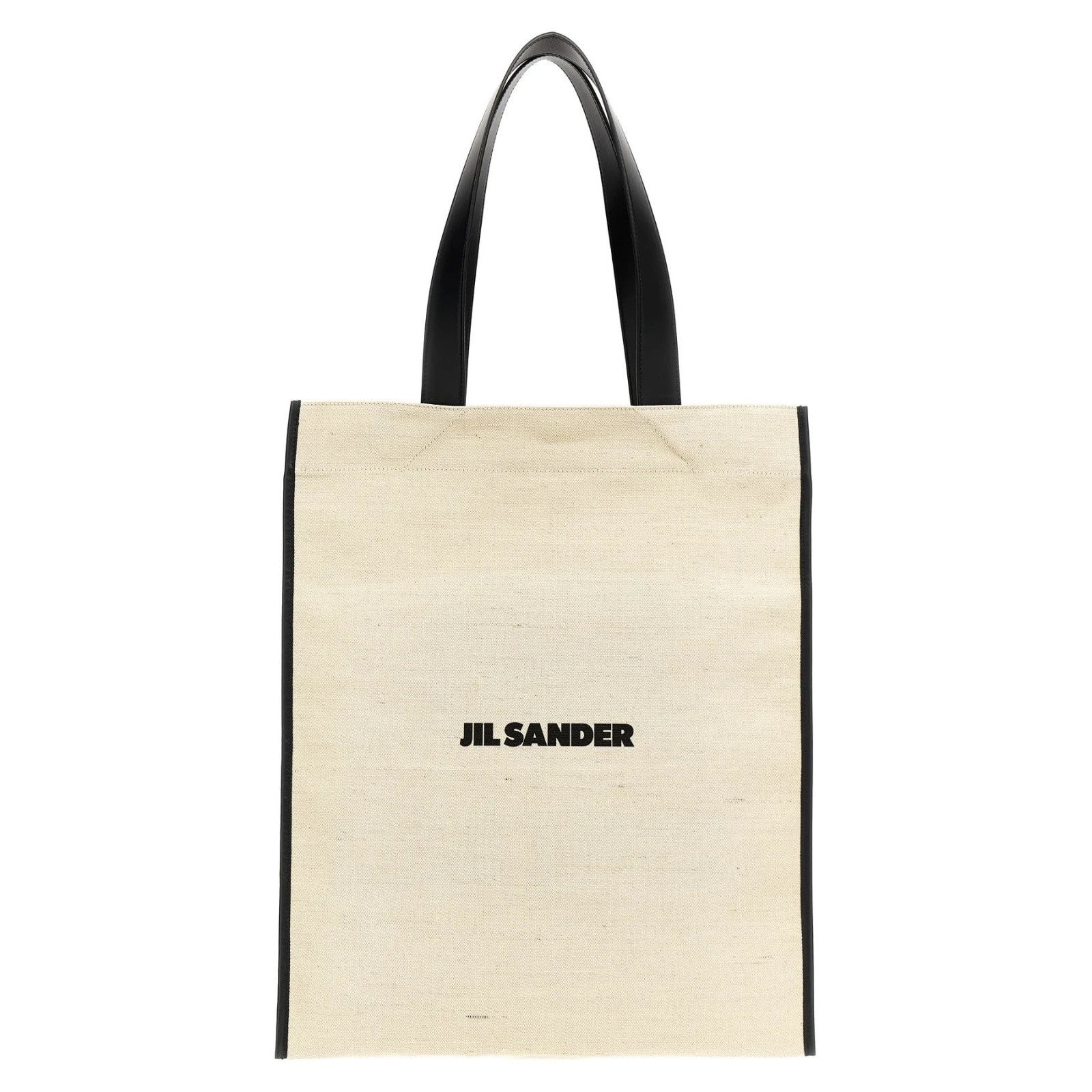 Jil Sander JIL SANDER Medium Flat Cotton Shopper Shoulder Bag New & Aut Size ONE SIZE - 1 Thumbnail