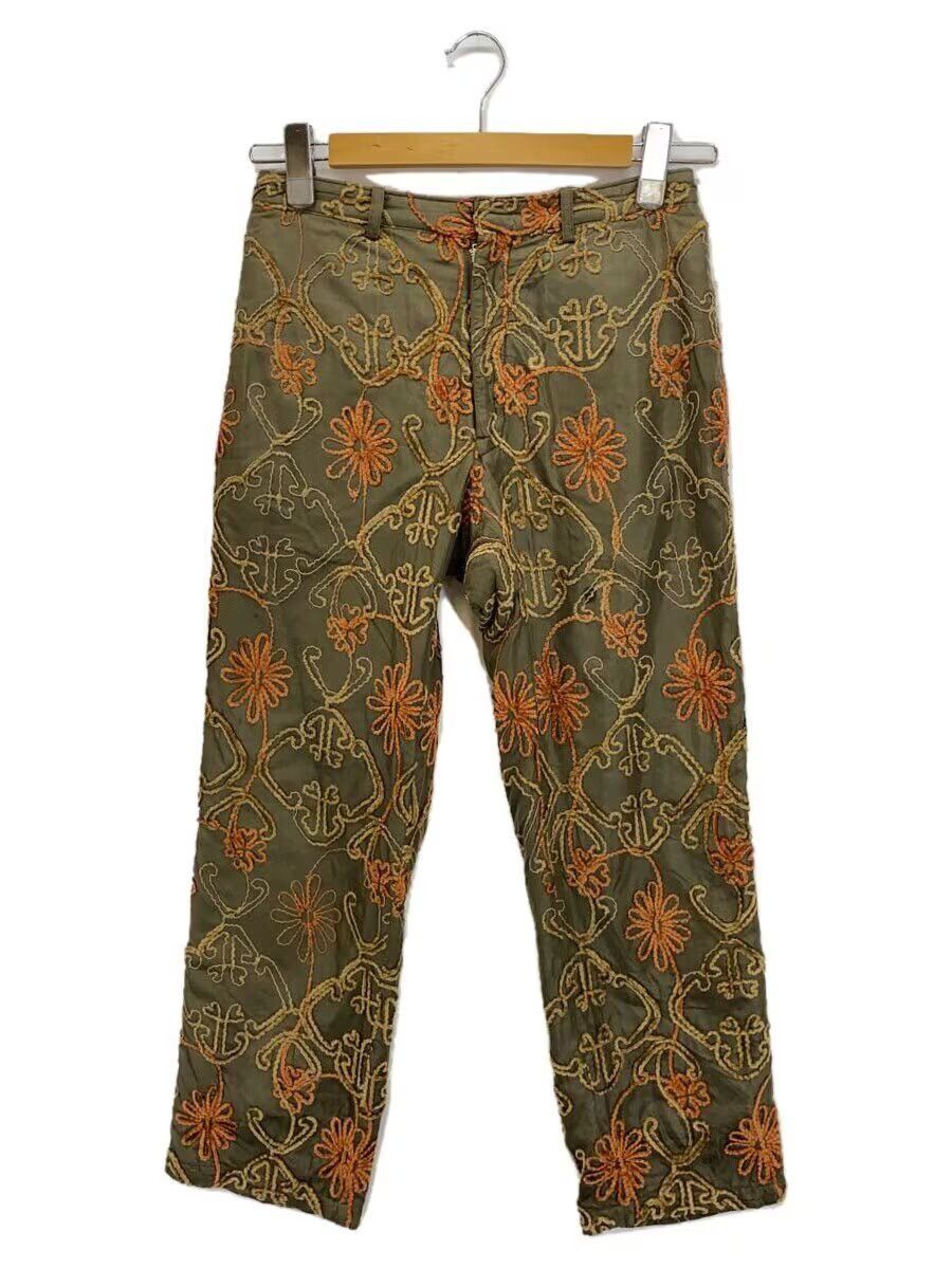 Y's × Yohji Yamamoto Floral Stitch Wool Pants Size US 27 - 1 Thumbnail