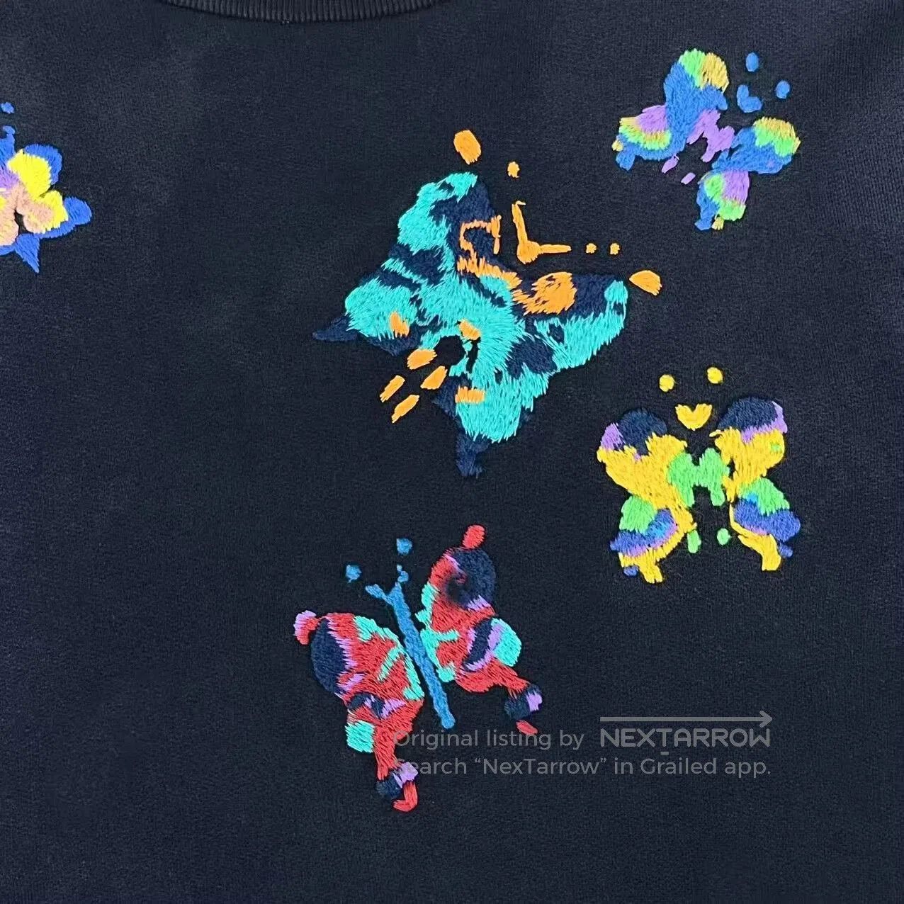 Louis Vuitton new louis vuitton blue butterfly embroidered hoodie. Size US S / EU 44-46 / 1 - 4 Thumbnail