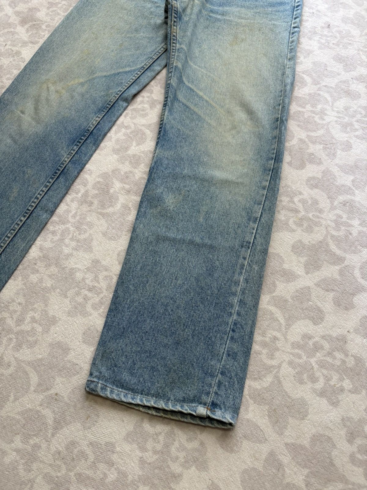 Levi's Vintage Clothing 90’s Levi's 510 Stone Washed/Light Indigo Denim Jeans Size US 32 / EU 48 - 2 Thumbnail