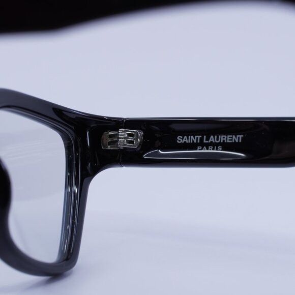 Saint Laurent Paris Saint Laurent SL641 006 Sunglasses Shiny Black Cat Eye Frame Size ONE SIZE - 7 Thumbnail