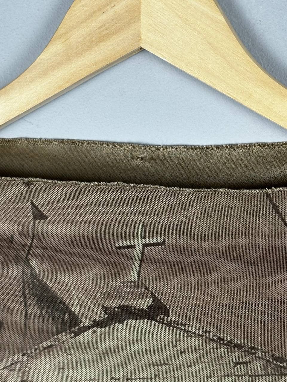 Japanese Brand Avant garde Church Printed Mesh Long Sleeve T SHIRT Size S / US 4 / IT 40 - 5 Thumbnail