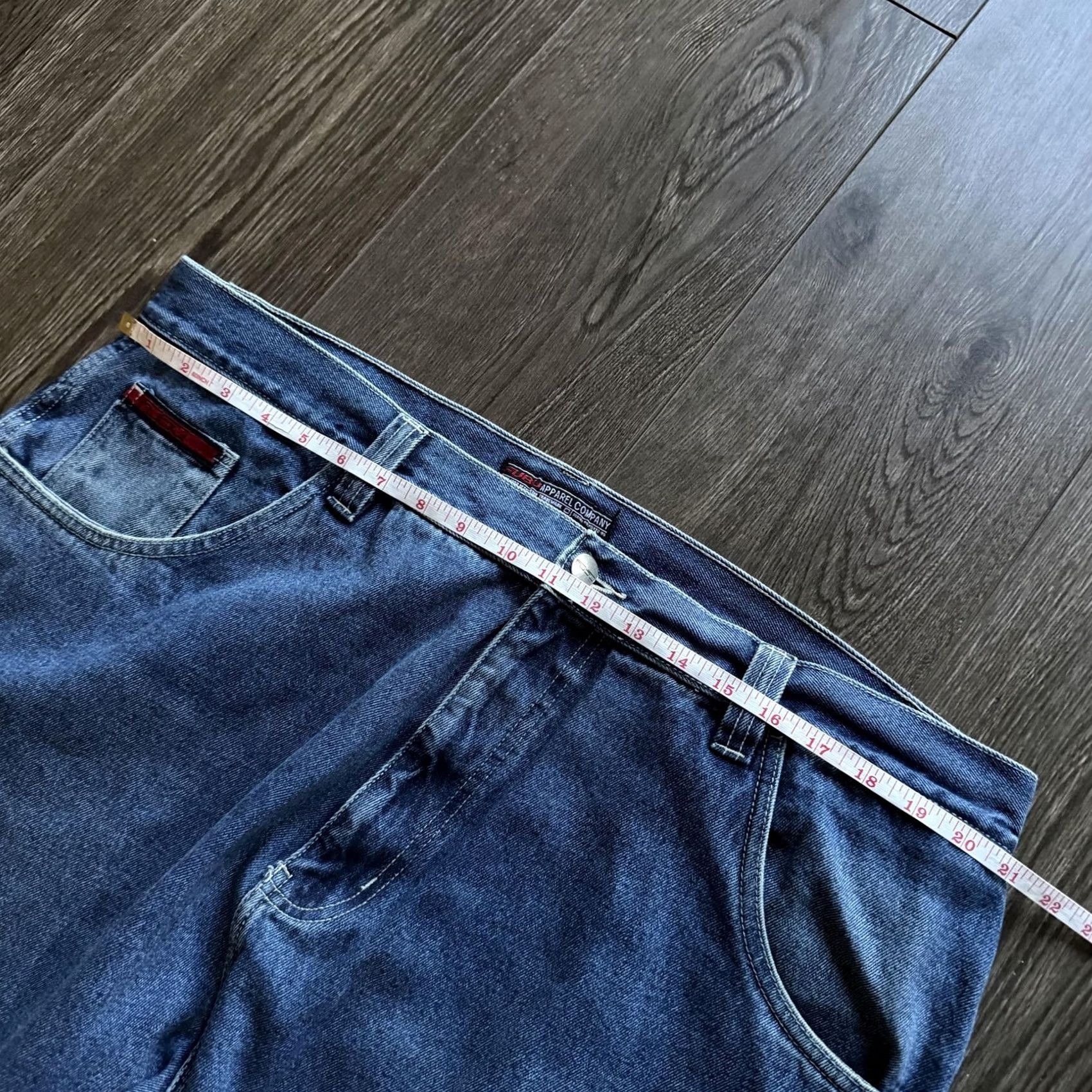 Fubu FUBU Jeans Blue 42x32 Medium Wash Baggy Wide Leg Hip Hop Y2K Denim Streetwear Size US 42 / EU 58 - 6 Thumbnail