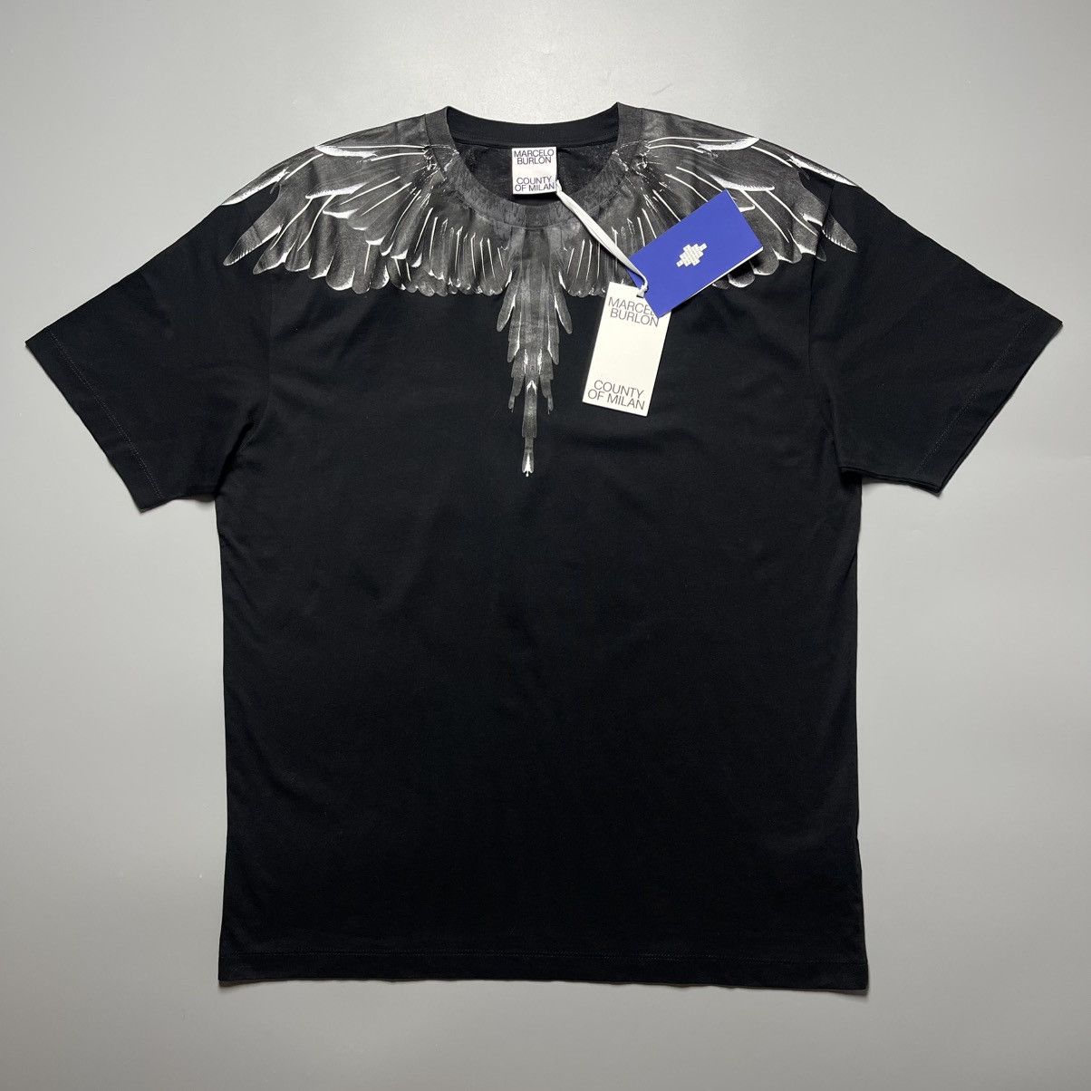 Marcelo Burlon MARCELO BURLON COUNTY OF MILAN ICON WINGS BASIC T-SHIRT Size US XL / EU 56 / 4 - 4 Thumbnail