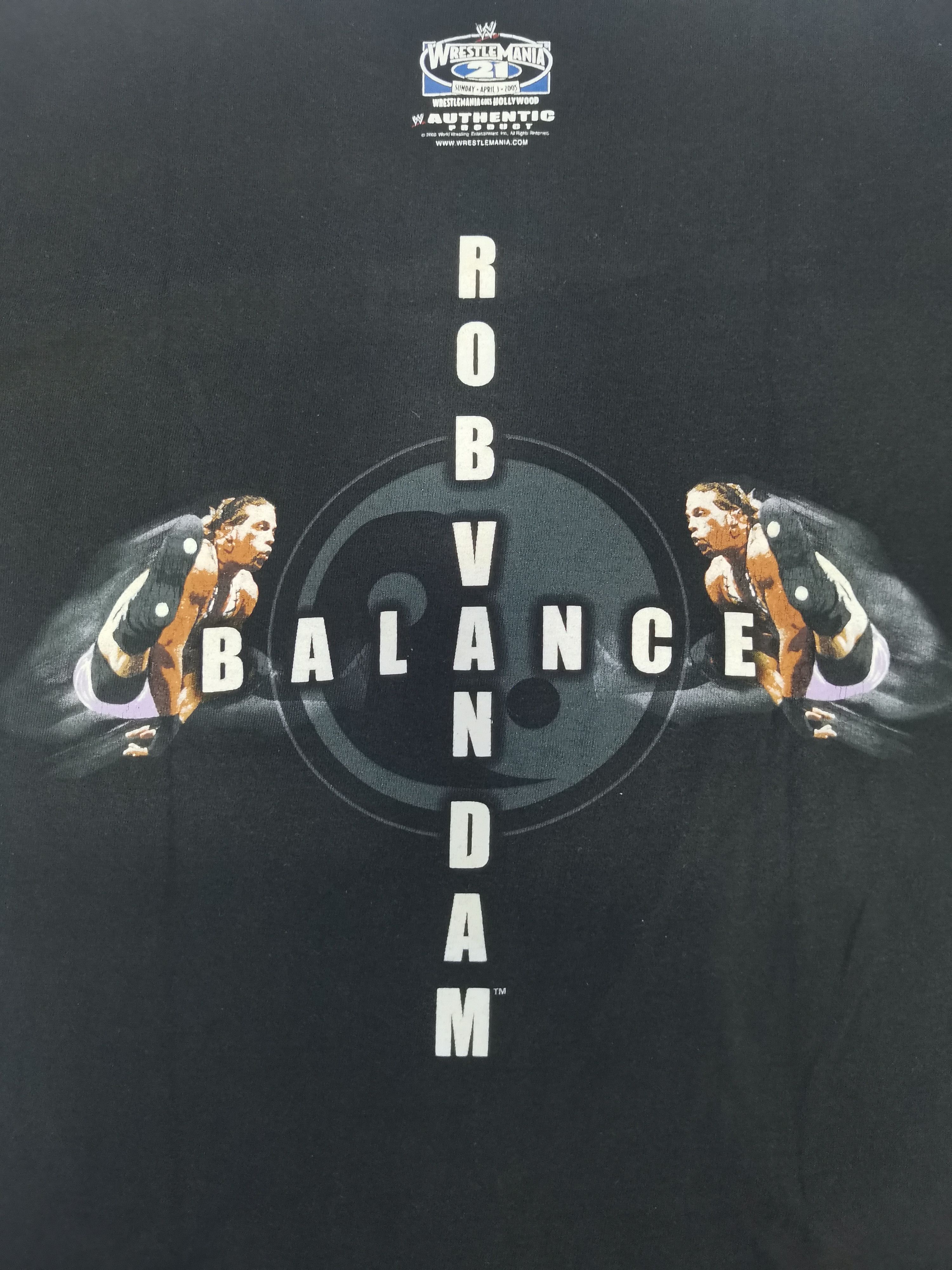 Vintage Vintage Rob Van Dam Wrestling WWF WCW Tee Undertaker Size US S / EU 44-46 / 1 - 1 Thumbnail