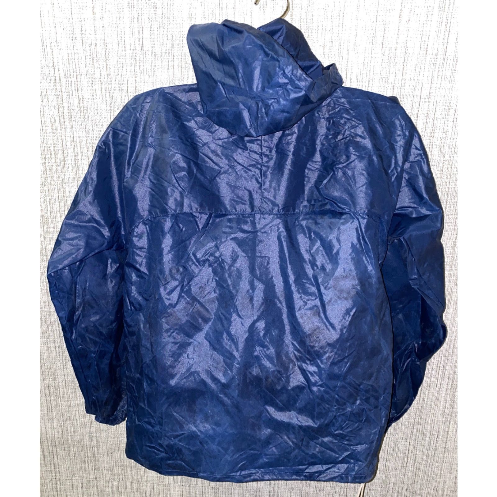 Vintage VINTAGE Nasharr Mens Blue Nylon 1/2 Zip Rain Jacket Size M Size US M / EU 48-50 / 2 - 5 Thumbnail