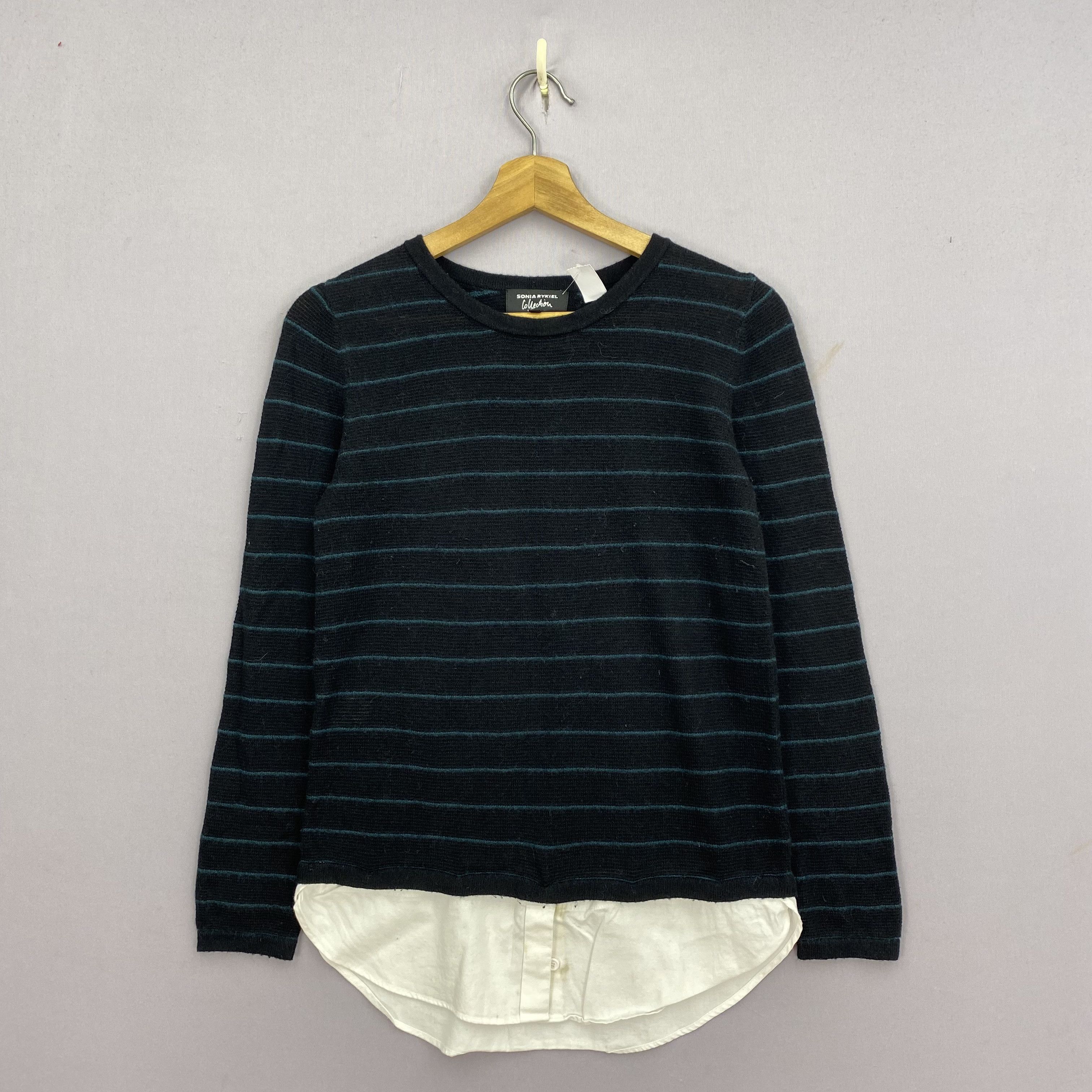 Sonia Rykiel Vintage 90s Sonia Rykiel Knitwear Sweater Sweatshirt GF20427 Size US XXS / EU 40 - 1 Thumbnail