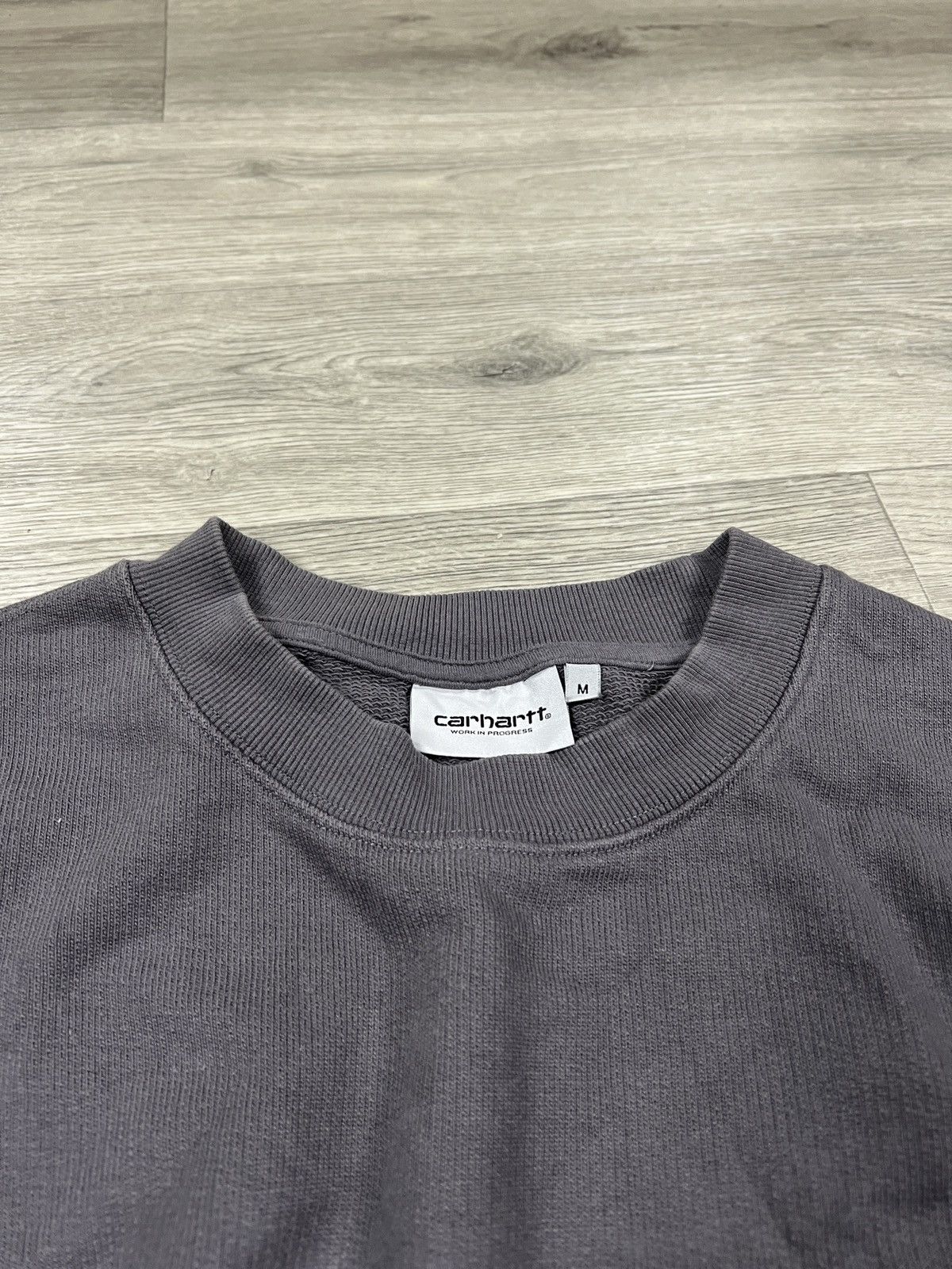 Carhartt Carhartt WIP Link Script Sweat Rhino Black mens size M Size US M / EU 48-50 / 2 - 9 Thumbnail