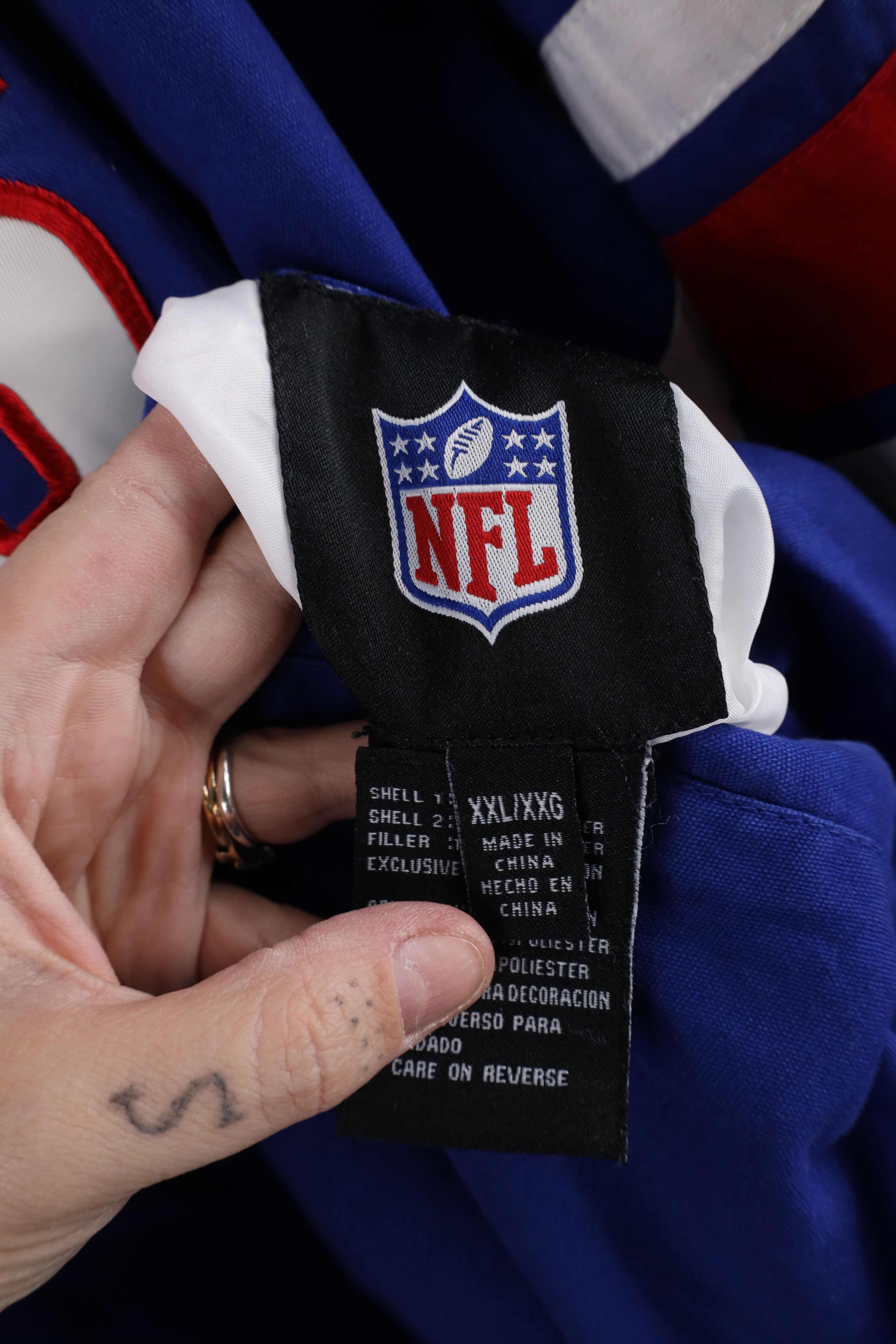 Vintage Vintage Y2K Reversible Bowl Champs New York Giants Jacket Size US XXL / EU 58 / 5 - 17 Thumbnail