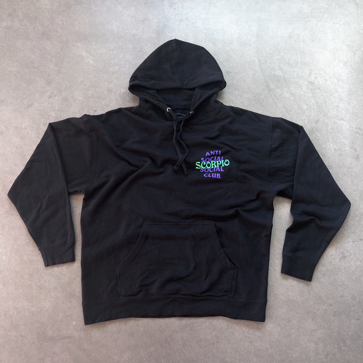 Anti Social Social Club 🖤 ASSC SCORPIO HOODIE - ASTROLOGY ZODIAC COLLECTION 2021 Size US XL / EU 56 / 4 - 3 Thumbnail