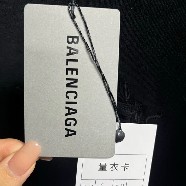 Balenciaga Balenciaga Black wheat pattern embroidery logo sweater Size US S / EU 44-46 / 1 - 6 Thumbnail
