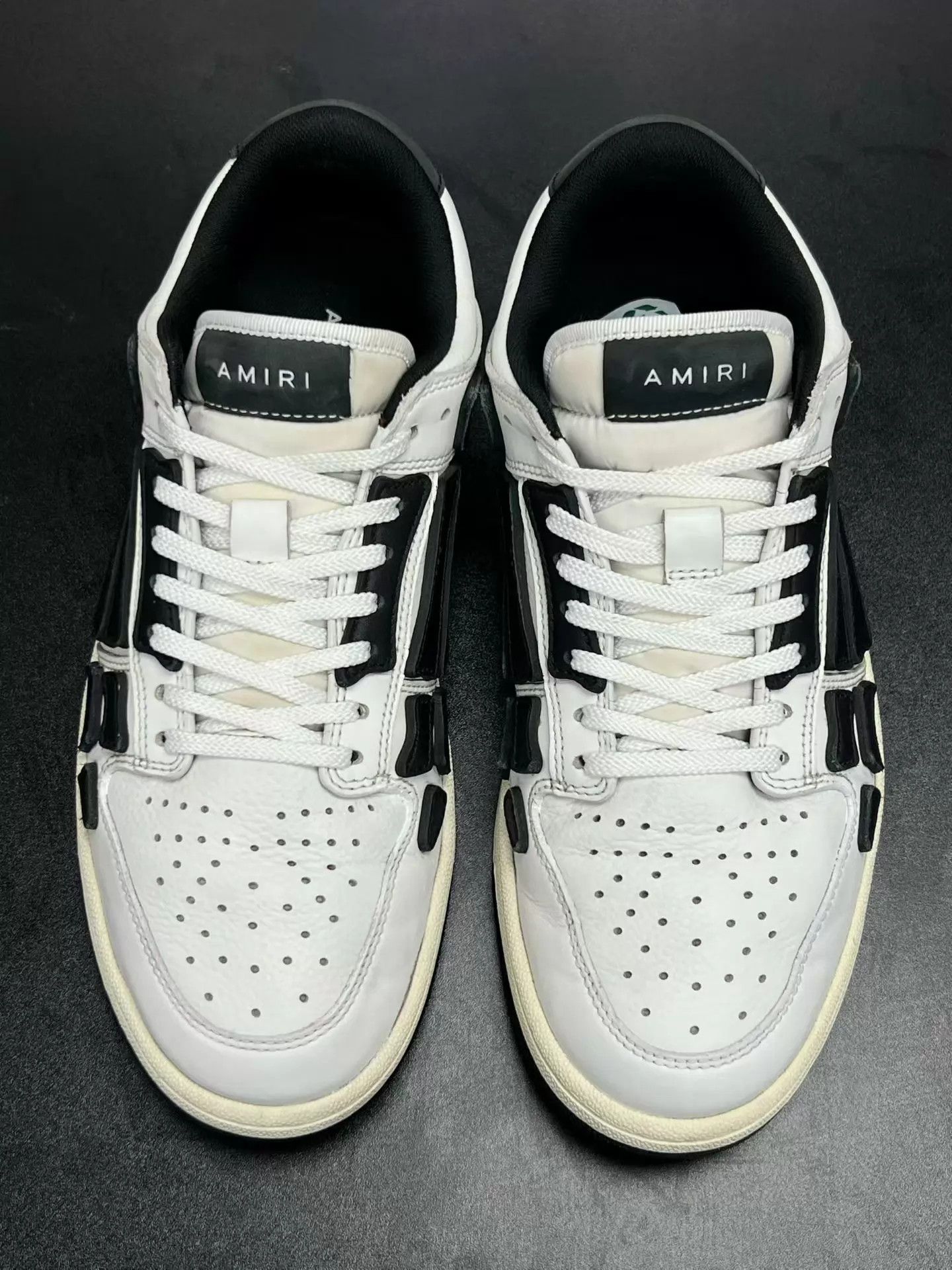 Amiri AMIRI Bone Low Top Sneaker White/Black Size 41 Size US 8 / EU 41 - 3 Thumbnail