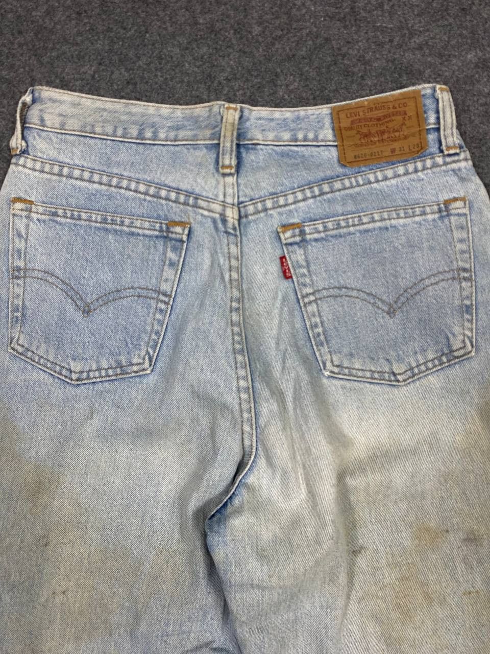 Levi's vintage levis 626 light wash denim nice design Size US 29 - 3 Thumbnail