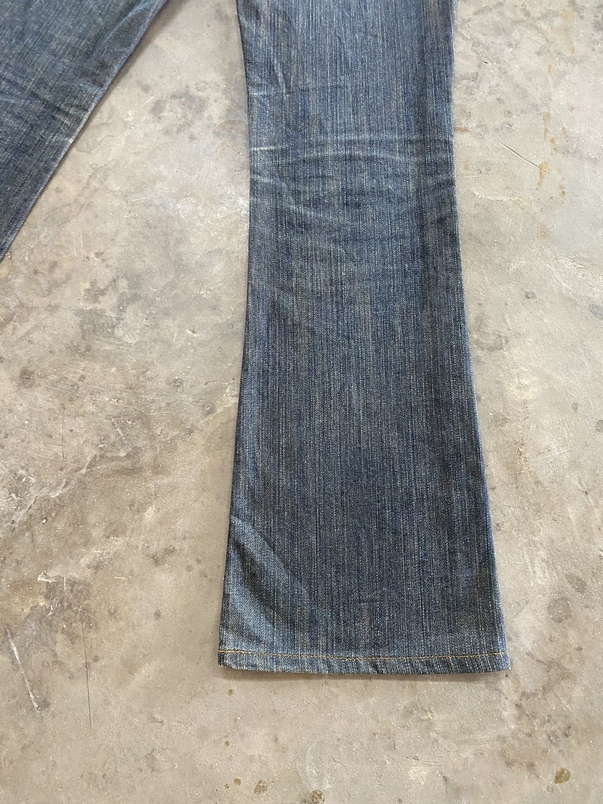 Hysteric Glamour × If Six Was Nine × Japanese Brand Flare Jeans Sweet Camel Mud Rusty Denim Size US 29 - 6 Thumbnail