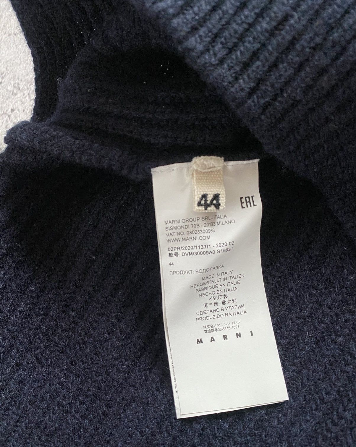 Marni Marni Diver Sweater Italy Wool Vest SleevelesTurtleneck Size US XS / EU 42 / 0 - 9 Thumbnail