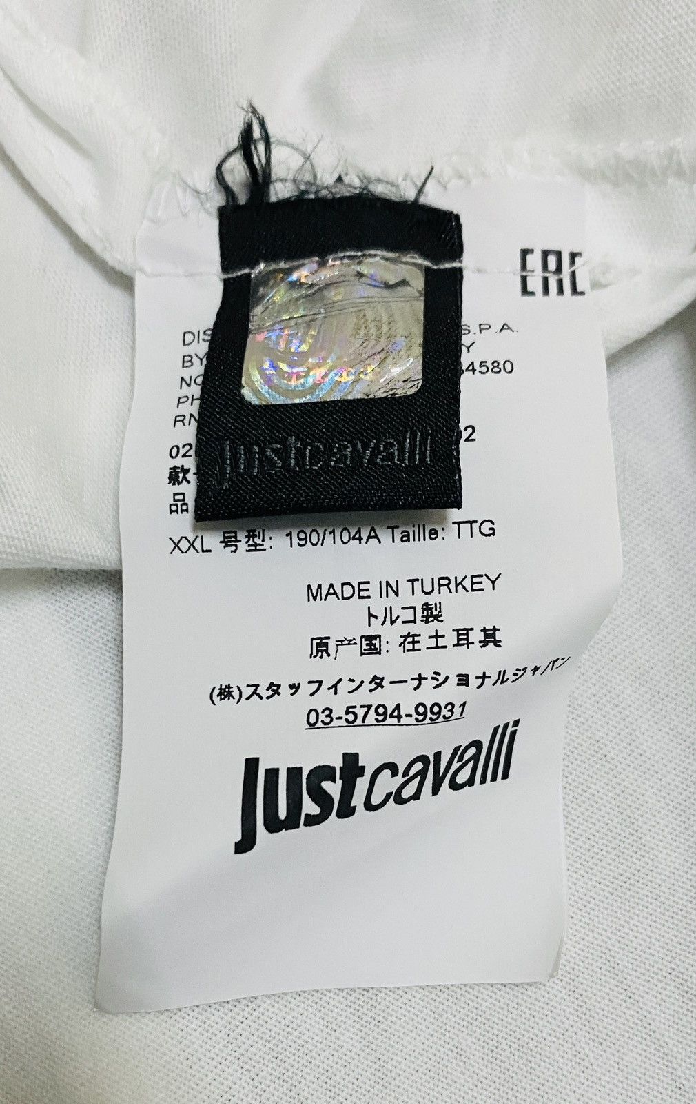 Just Cavalli Rare Design Vintage Brand Just Cavalli T-shirt 2000s Size US XXL / EU 58 / 5 - 8 Thumbnail