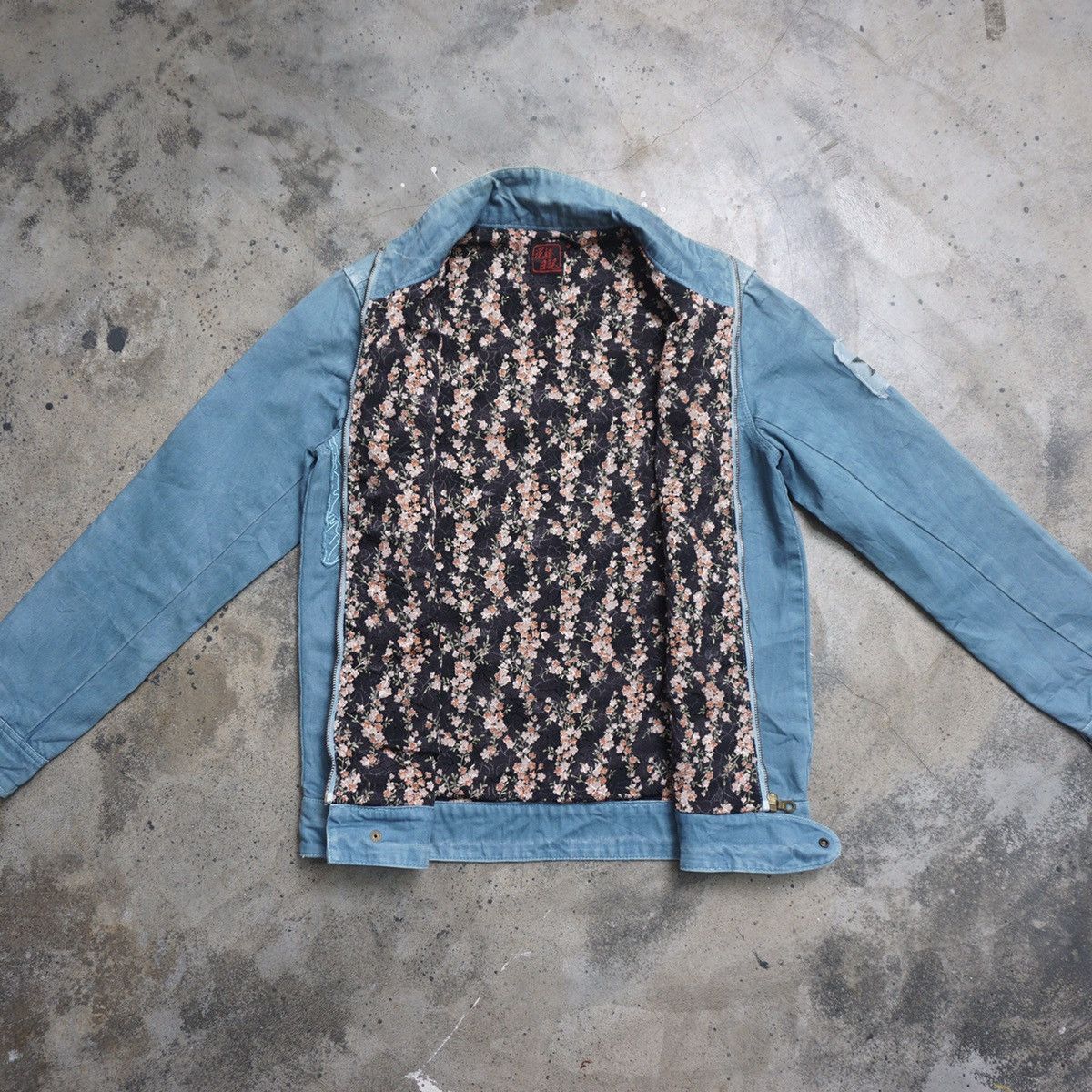 Japanese Brand GEMSTONE sukajan denim Jacket Size US M / EU 48-50 / 2 - 8 Thumbnail