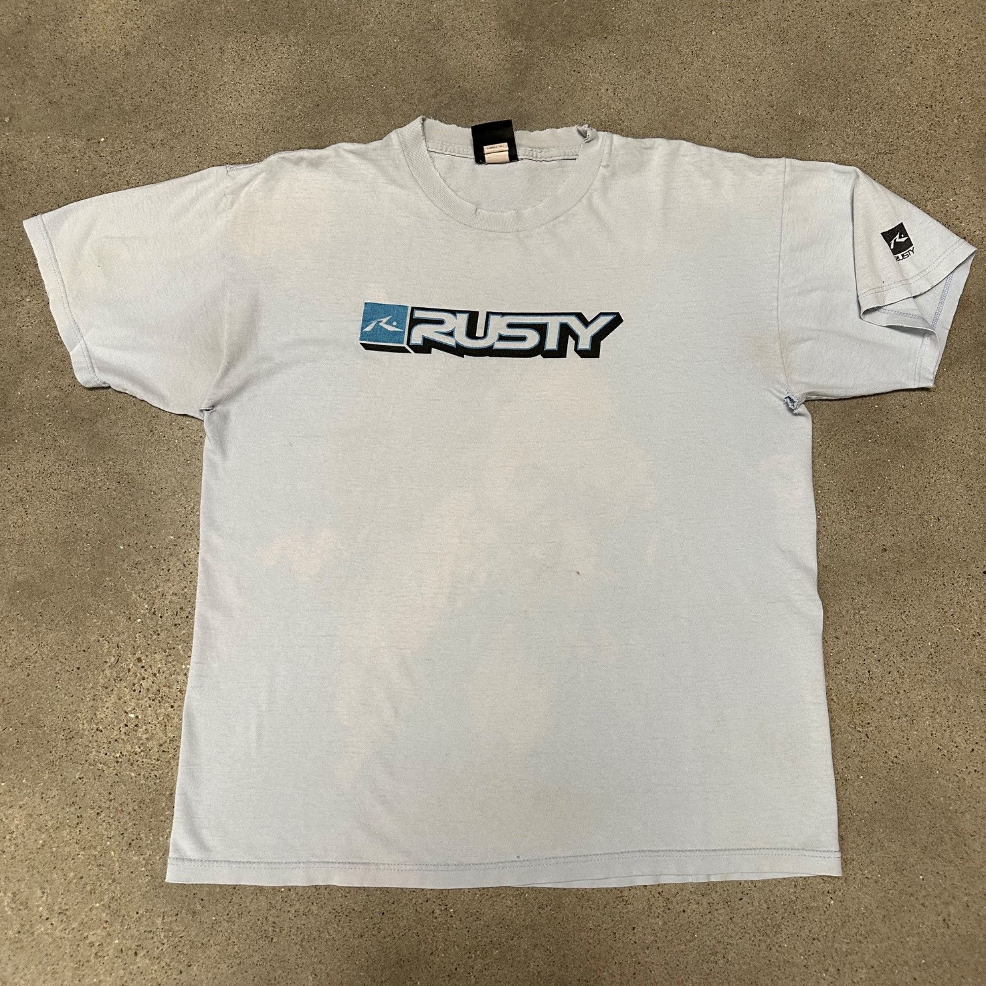 Rusty × Vintage Vintage Rusty Surf Skate Distressed Shirt Size US L / EU 52-54 / 3 - 1 Thumbnail