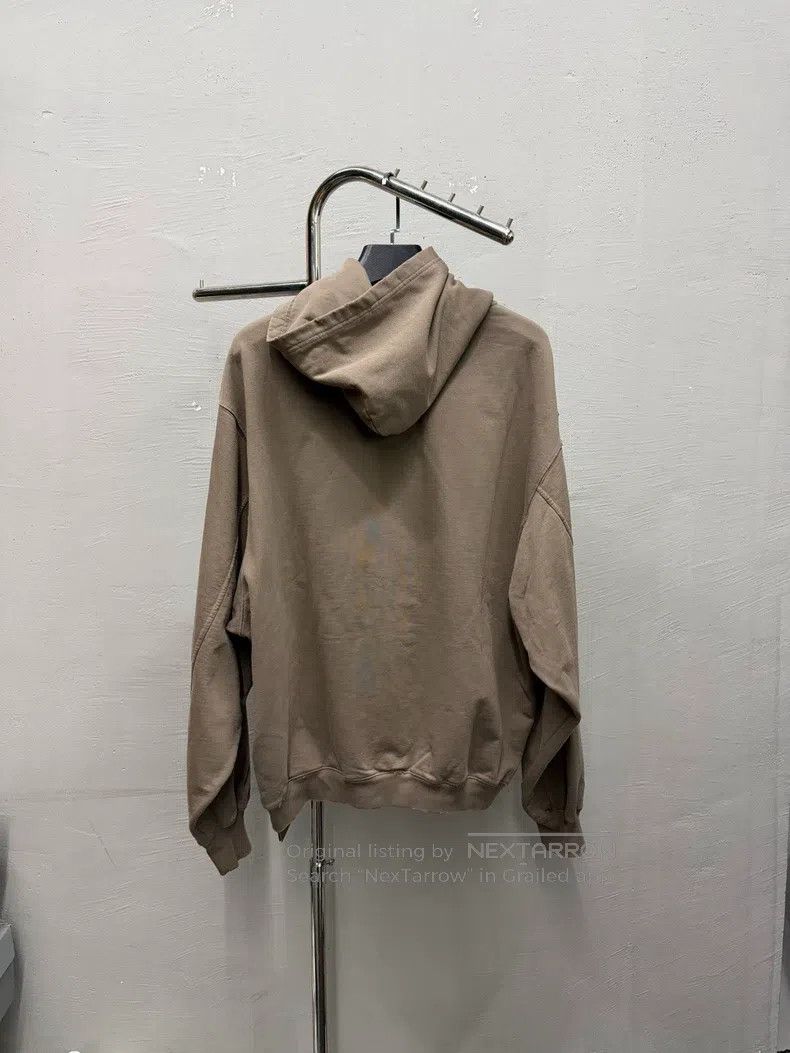 Balenciaga Balenciaga Khaki gray hooded sweatshirt Size US XXS / EU 40 - 2 Thumbnail