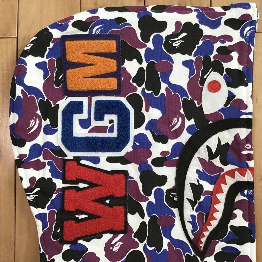 Bape 2024 🔥Hong Kong Store Camo🔥 BAPE shark full zip hoodie APE Size US XL / EU 56 / 4 - 5 Thumbnail