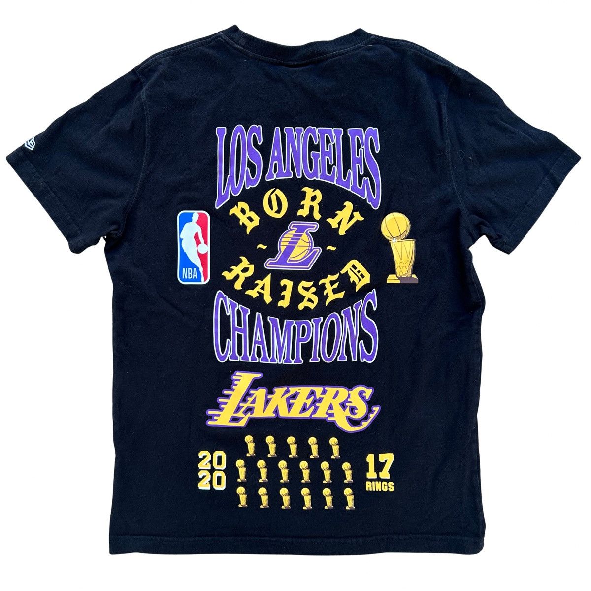 Born X Raised LA Lakers Exclusive T-Shirt Size Large