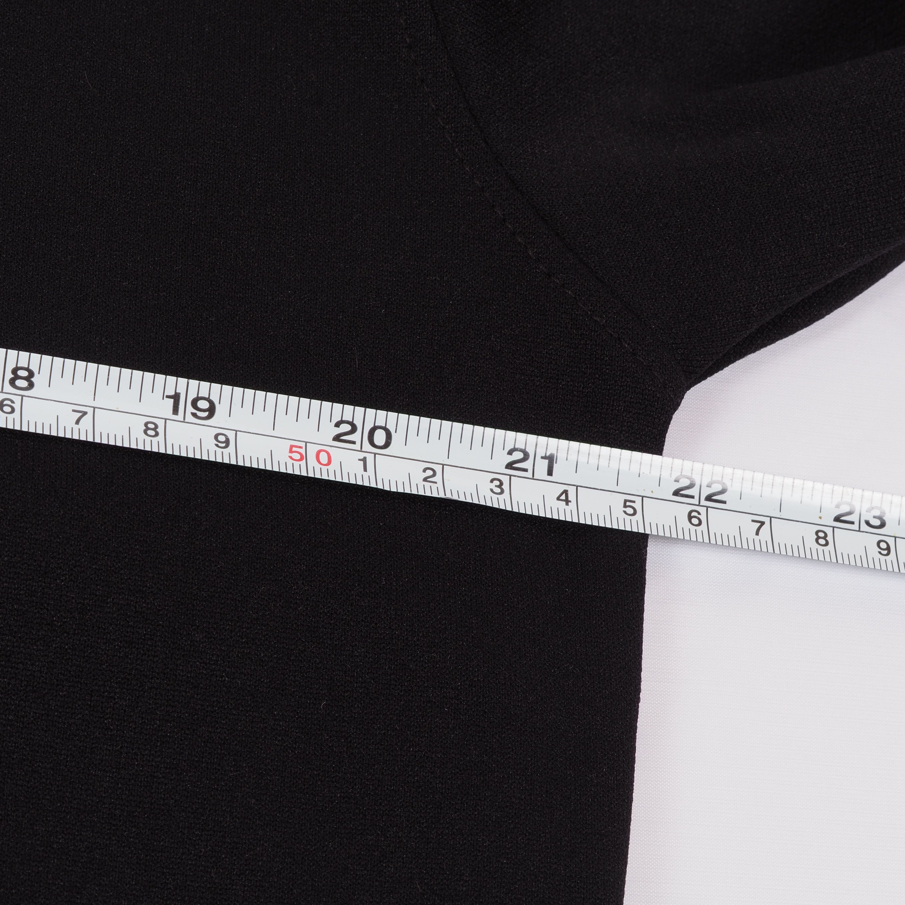 Versace Versace Intensive Vintage Black Long Sleeve Polyamide Top Size US L / EU 52-54 / 3 - 7 Thumbnail
