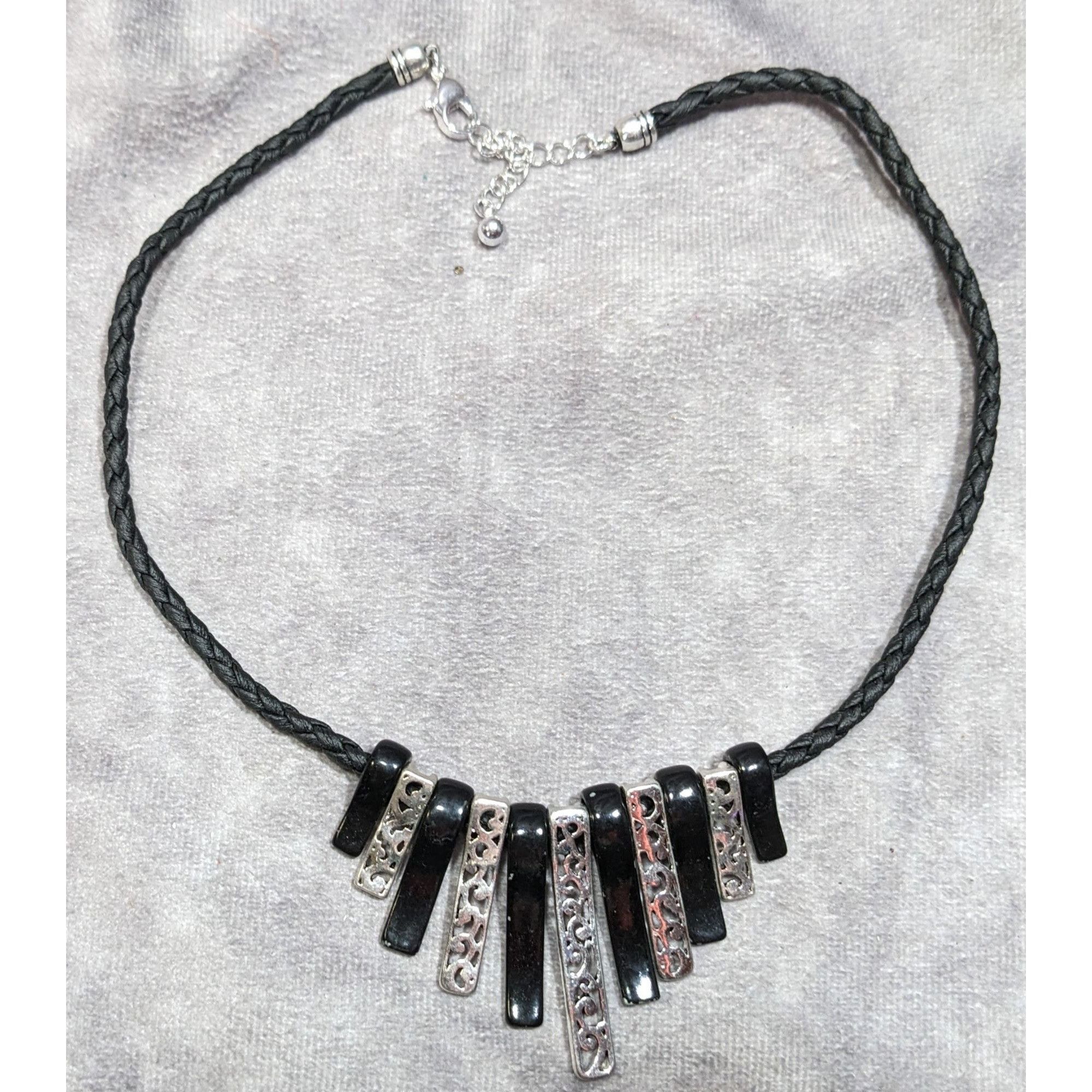 Other Whimsygoth Floral Filigree Graduated Key Necklace Black And Size ONE SIZE - 4 Thumbnail