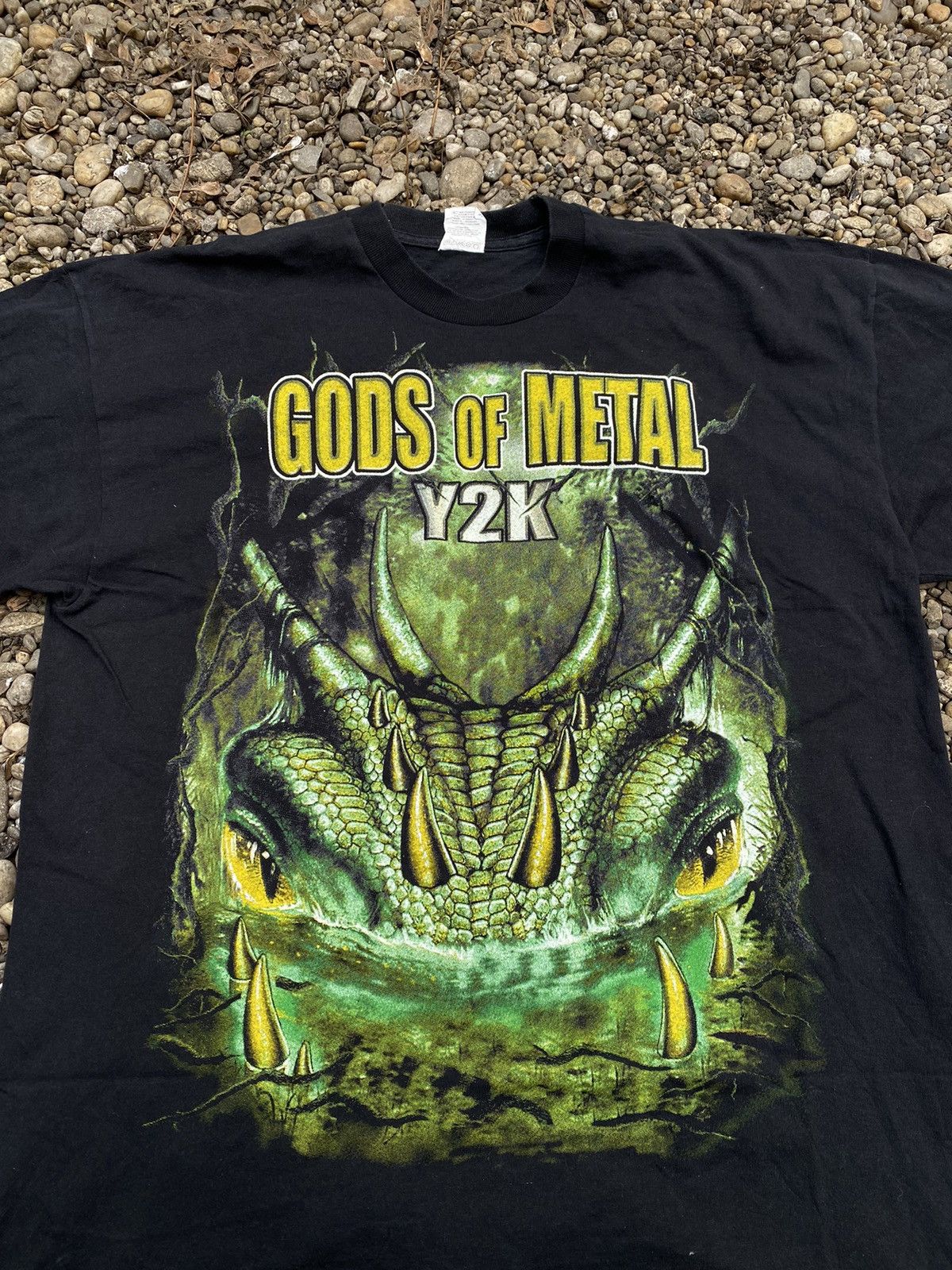Band Tees Vintage 2000 Gods Of Metal Y2K Tour T-Shirt Size US XL / EU 56 / 4 - 3 Thumbnail