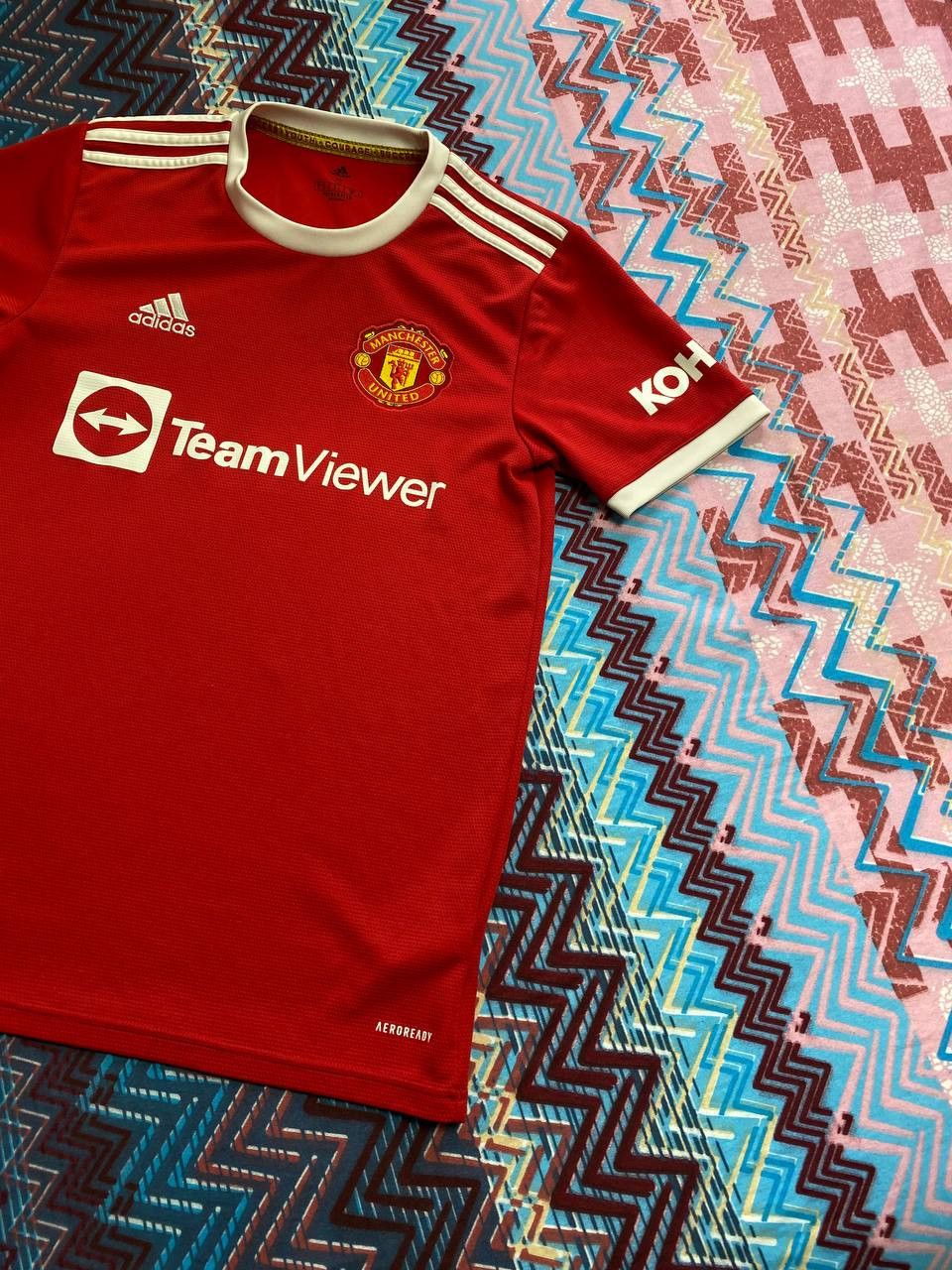 Adidas Jerseys Adidas MANCHESTER UNITED T-Shirt Y2K football club Size US S / EU 44-46 / 1 - 7 Thumbnail