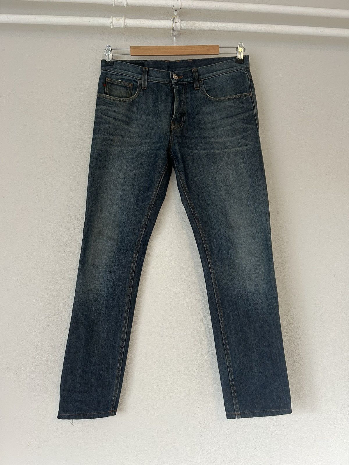 Gucci Gucci Blue Denim Jeans - Size 46 Size US 30 / EU 46 - 1 Thumbnail