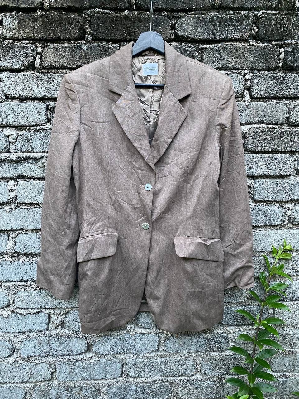 Vintage United Colors Of Benetton Wool Coat