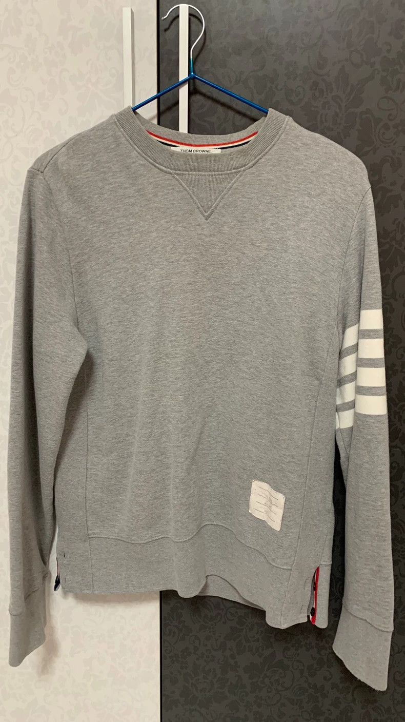 Thom Browne Thom browne Gray sweatshirt 2503-Nextarrow Size US M / EU 48-50 / 2 - 1 Thumbnail
