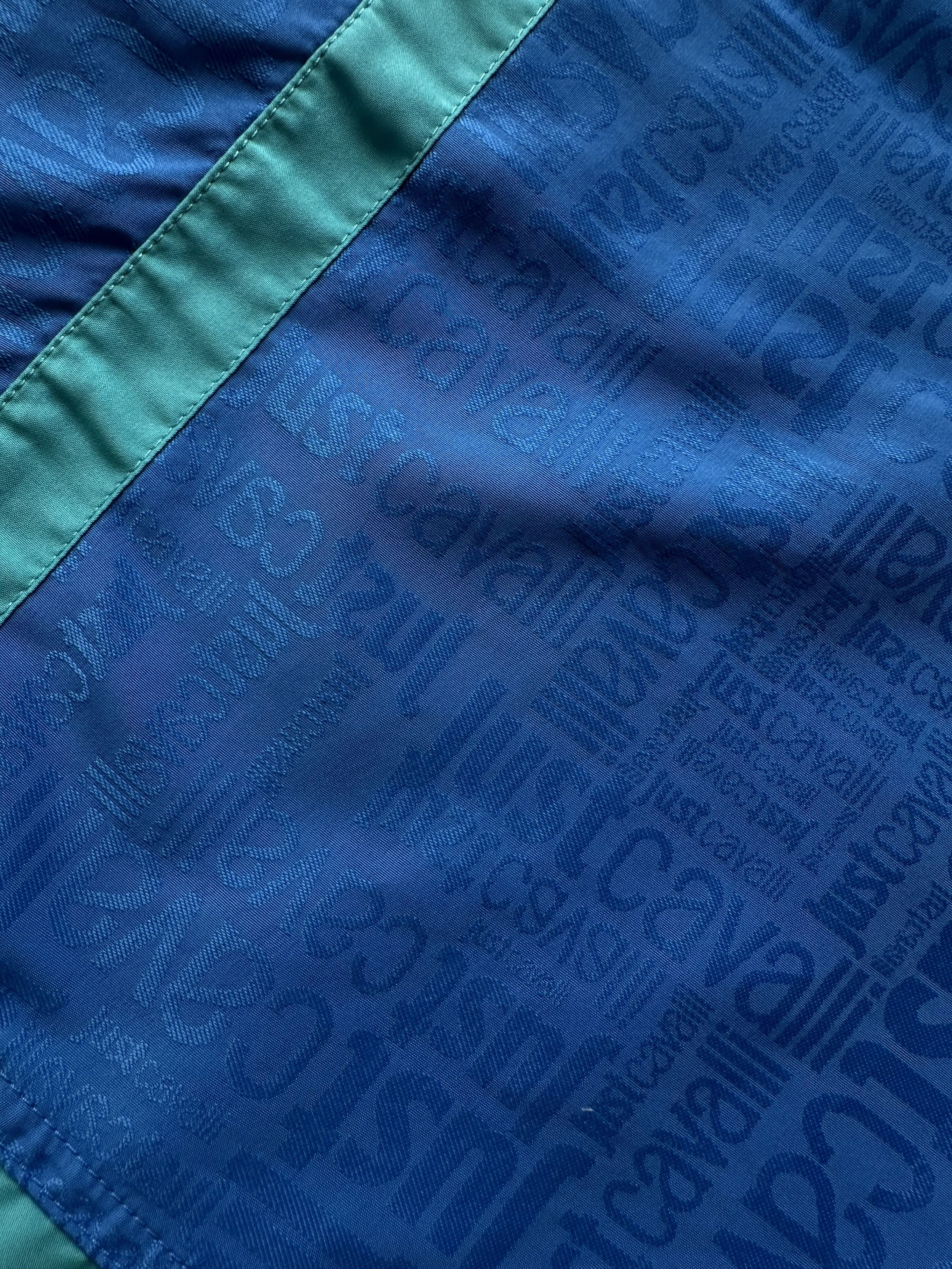 Just Cavalli × Roberto Cavalli Just Cavalli blue/turquoise monogram Swim shorts Size US 33 - 3 Thumbnail
