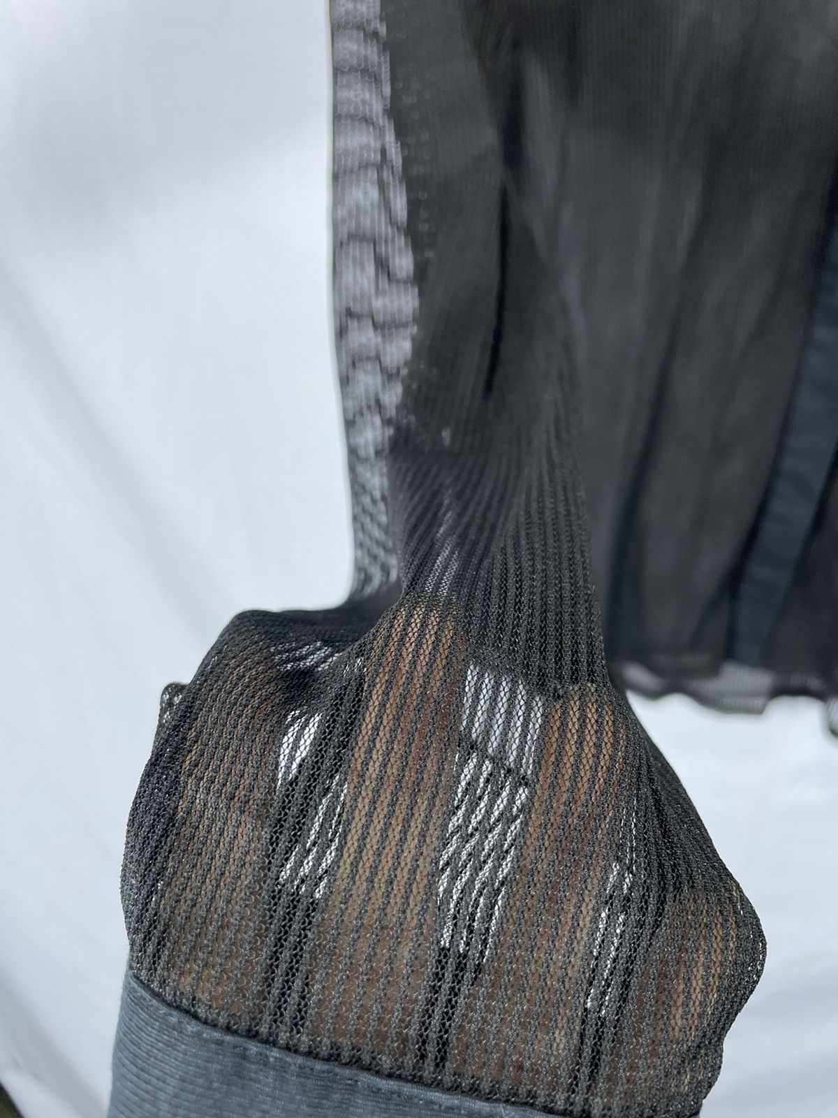 Other Vintage Black Mesh shirt button up Size US S / EU 44-46 / 1 - 4 Thumbnail