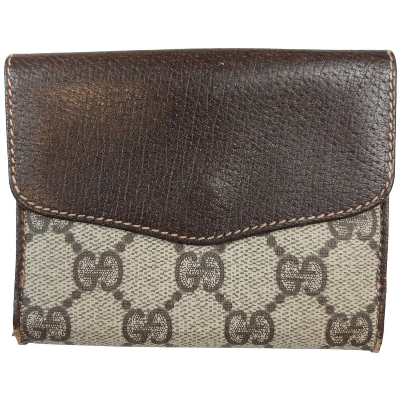 Gucci Vintage Gucci Monogram Wallet Size ONE SIZE - 2 Thumbnail
