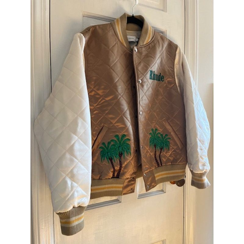 Rhude Rhude Bomber Jacket Port de Gustavis - Large NWT Size US L / EU 52-54 / 3 - 5 Thumbnail