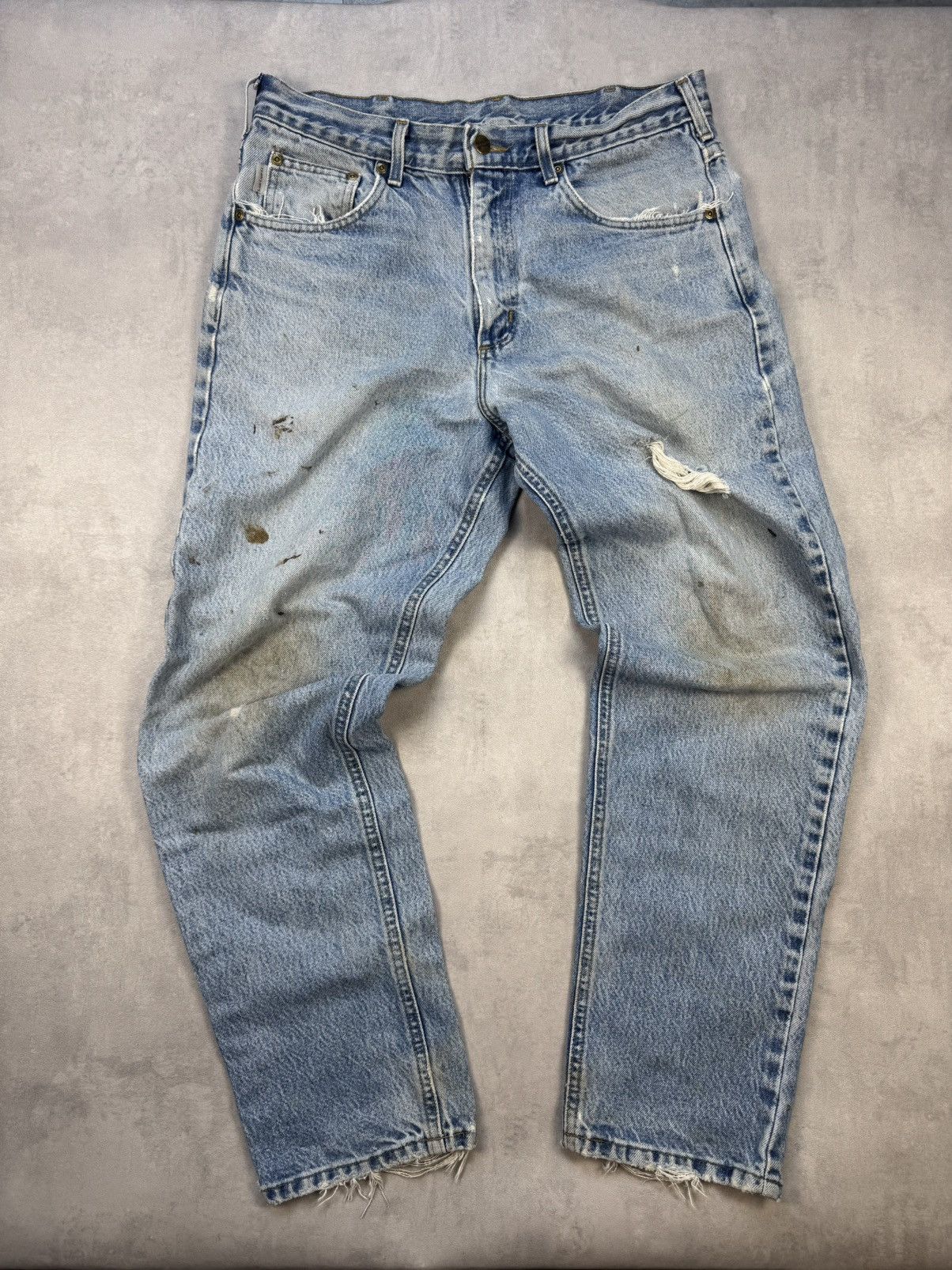 Carhartt Carhartt Vintage Jeans M in USA 32x30 Relaxed Fit Workwear Size US 32 / EU 48 - 3 Thumbnail