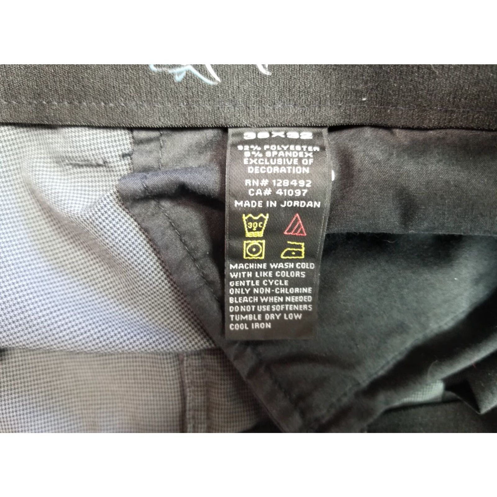 Vintage Greg Norman Men's Pants Golf Flat Front 38x32 Gray Polyester Spandex Regular Mens Size US 38 / EU 54 - 6 Thumbnail